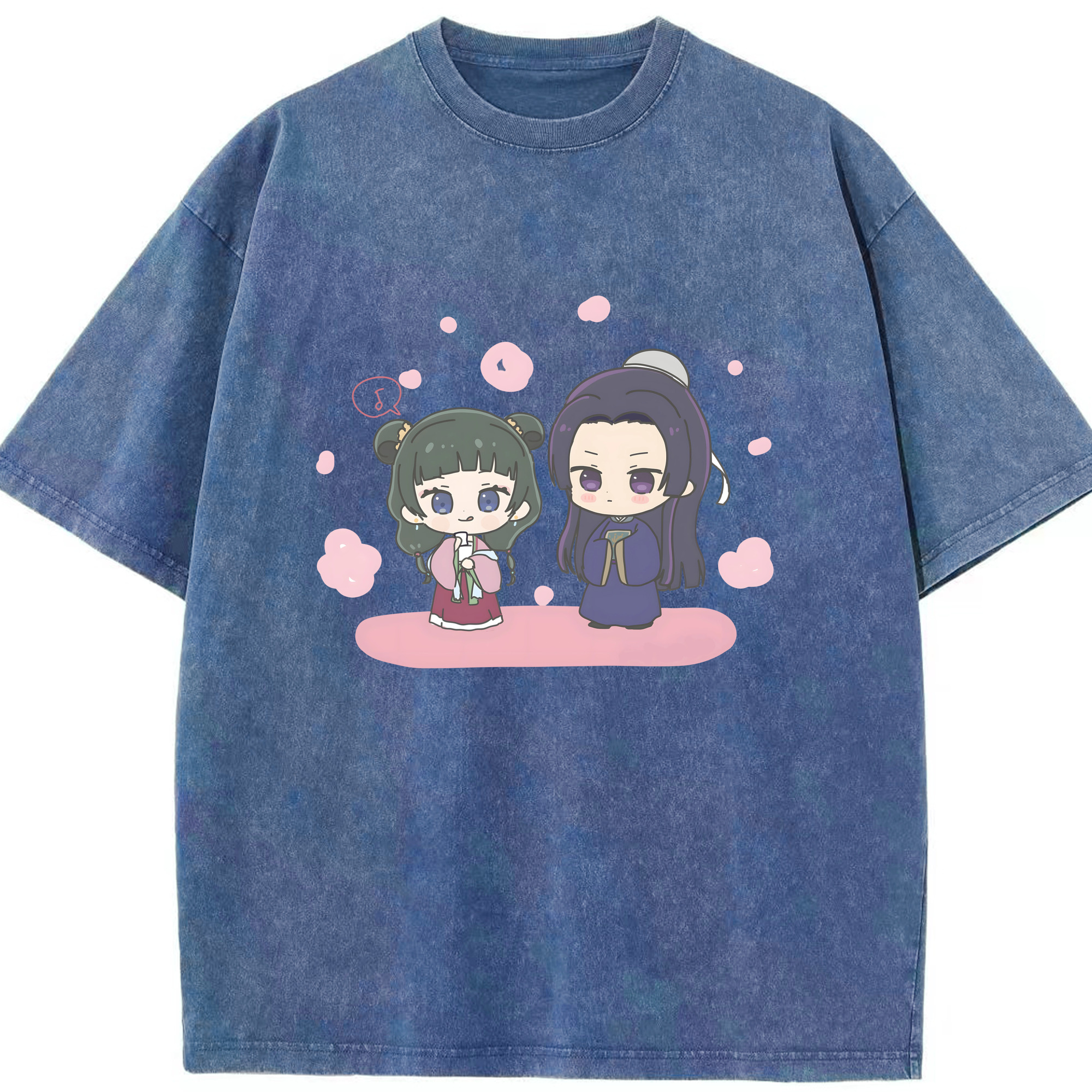 （画像用） 薬屋のひとりごと The Apothecary Diaries 綿100% ヴィンテージ風 半袖Tシャツ（フロントプリント）