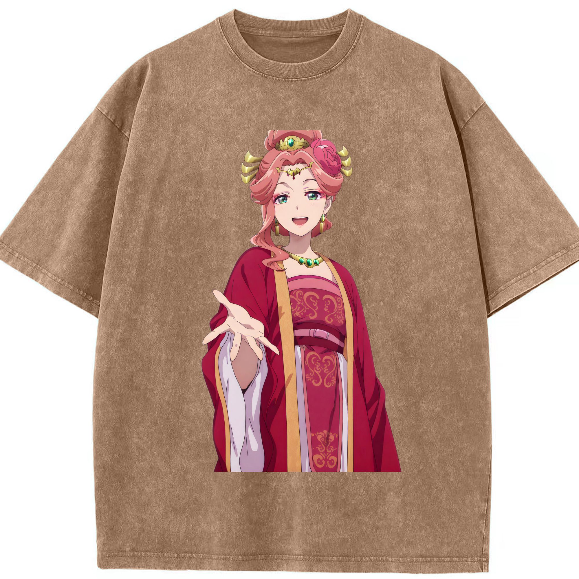（画像用） 薬屋のひとりごと The Apothecary Diaries 綿100% ヴィンテージ風 半袖Tシャツ（フロントプリント）