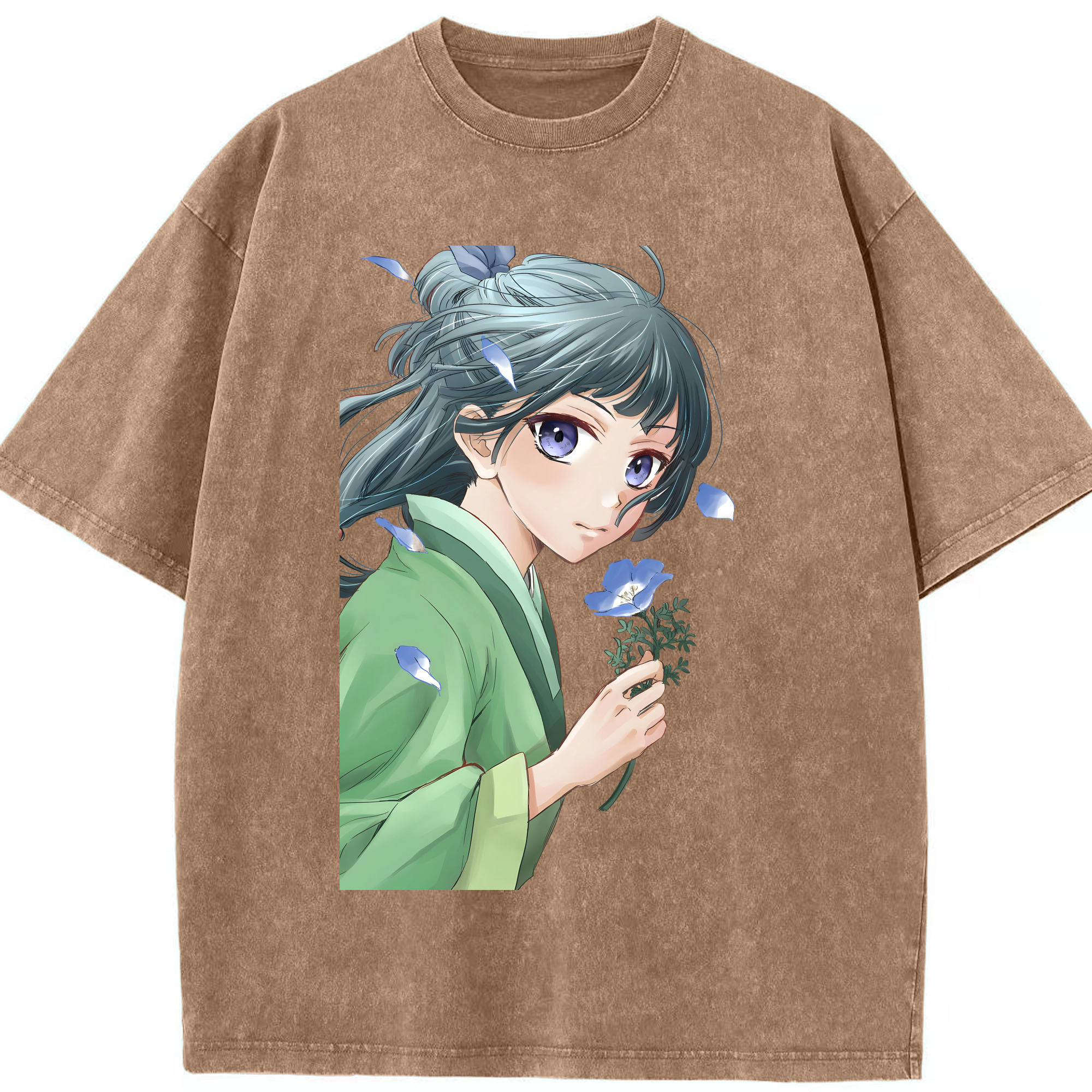 （画像用） 薬屋のひとりごと The Apothecary Diaries 綿100% ヴィンテージ風 半袖Tシャツ（フロントプリント）