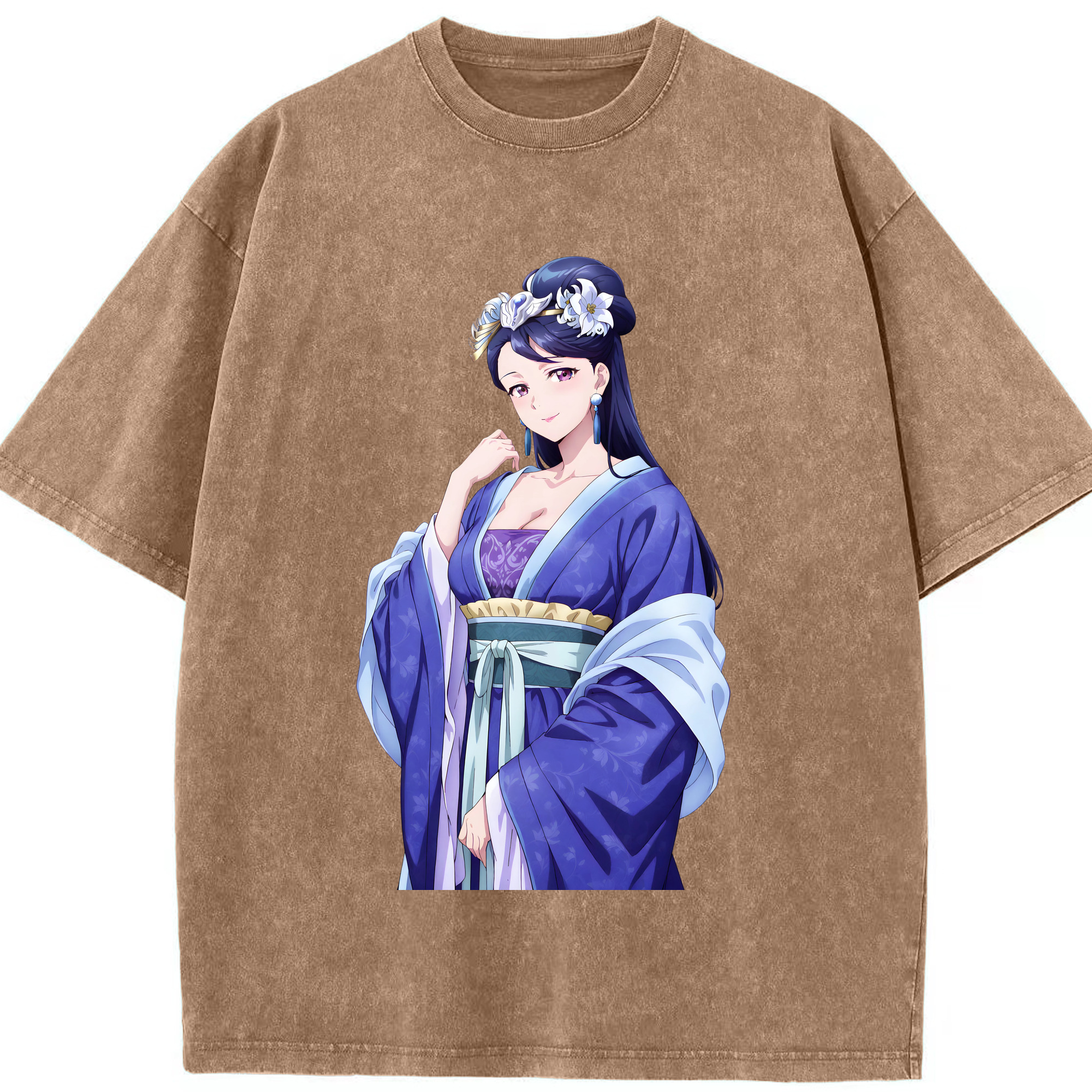 （画像用） 薬屋のひとりごと The Apothecary Diaries 綿100% ヴィンテージ風 半袖Tシャツ（フロントプリント）