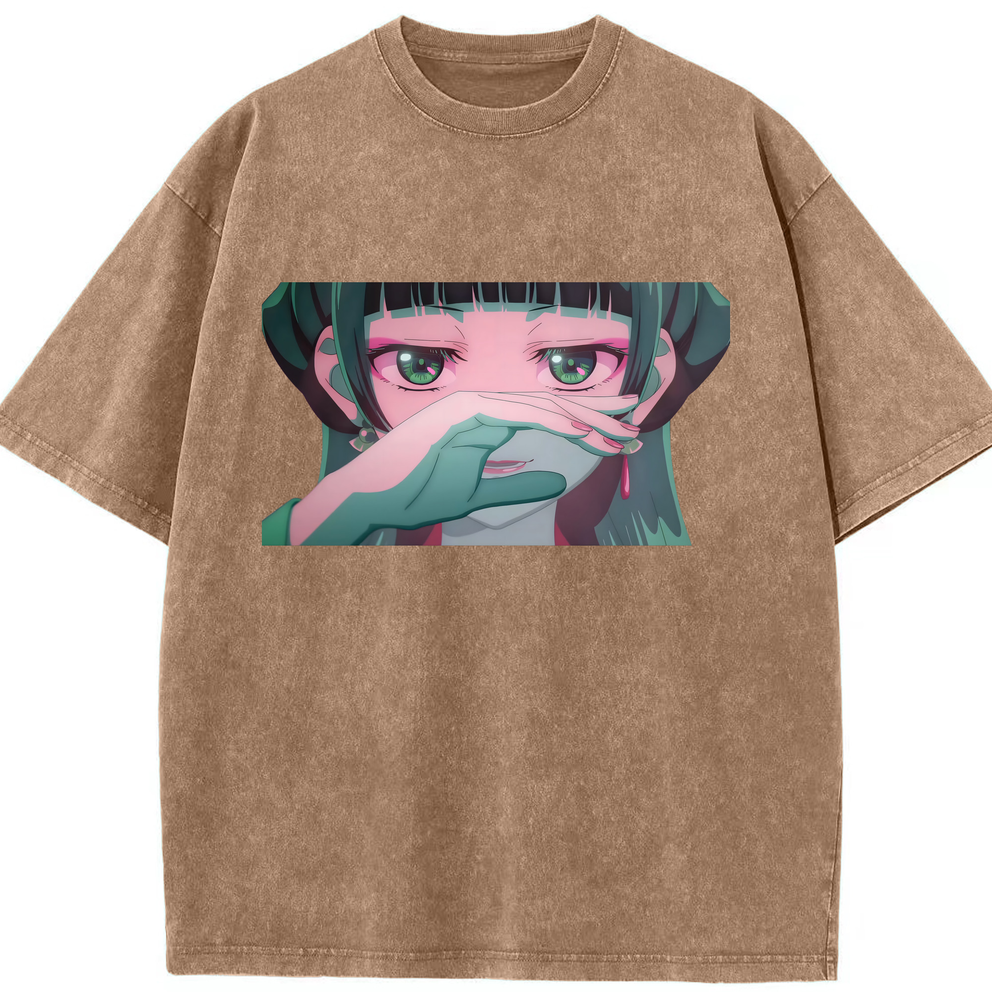 （画像用） 薬屋のひとりごと The Apothecary Diaries 綿100% ヴィンテージ風 半袖Tシャツ（フロントプリント）