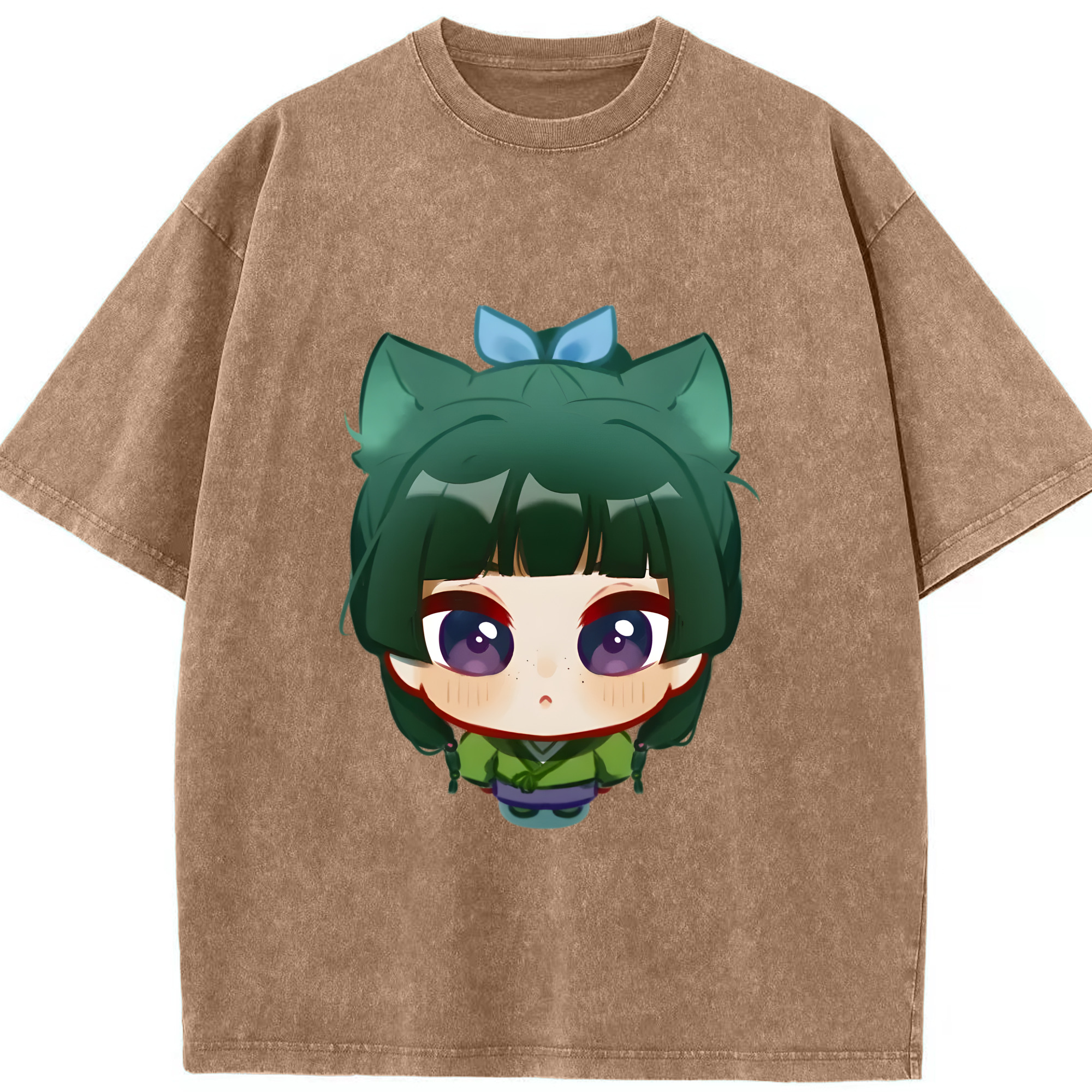 （画像用） 薬屋のひとりごと The Apothecary Diaries 綿100% ヴィンテージ風 半袖Tシャツ（フロントプリント）
