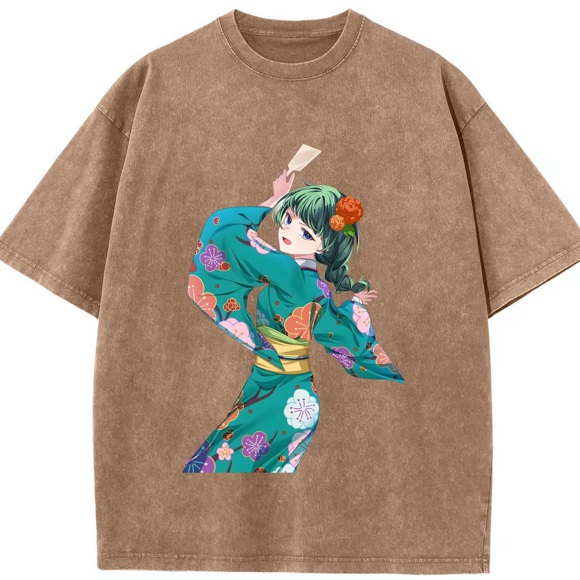 （画像用） 薬屋のひとりごと The Apothecary Diaries 綿100% ヴィンテージ風 半袖Tシャツ（フロントプリント）