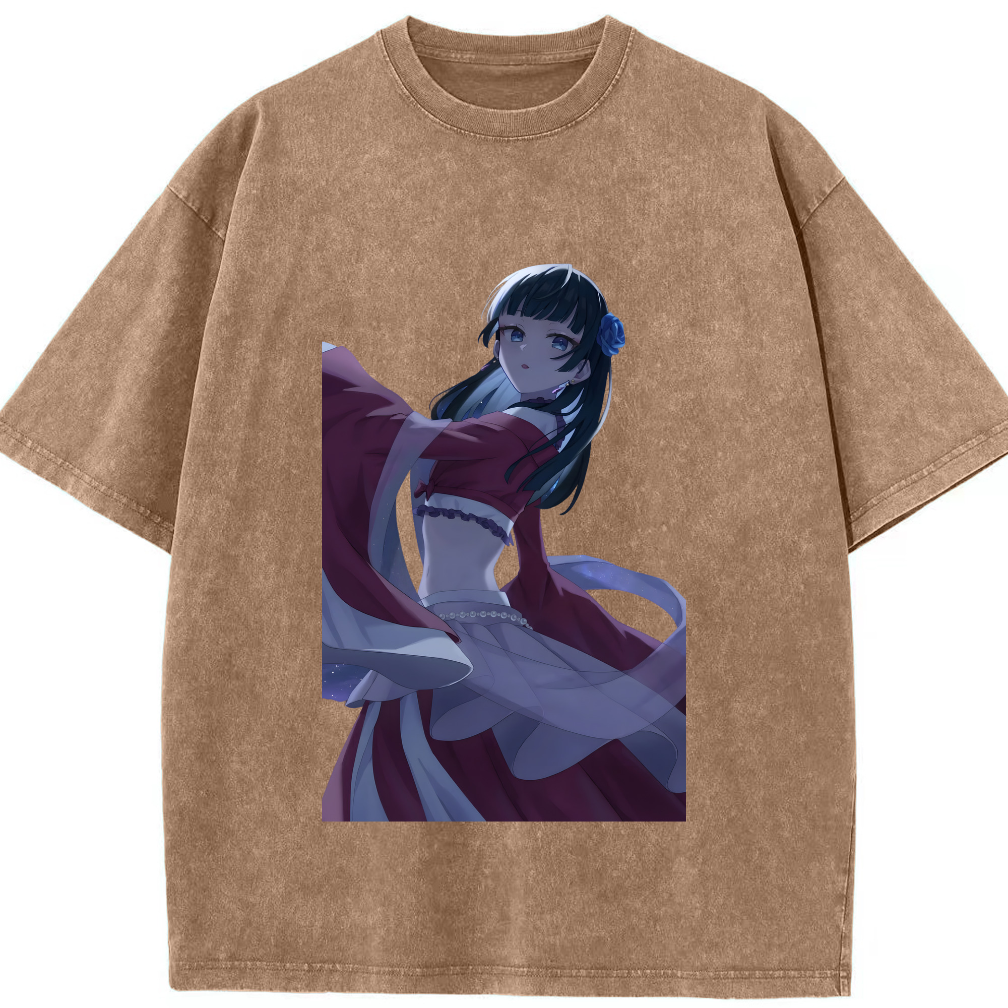 （画像用） 薬屋のひとりごと The Apothecary Diaries 綿100% ヴィンテージ風 半袖Tシャツ（フロントプリント）