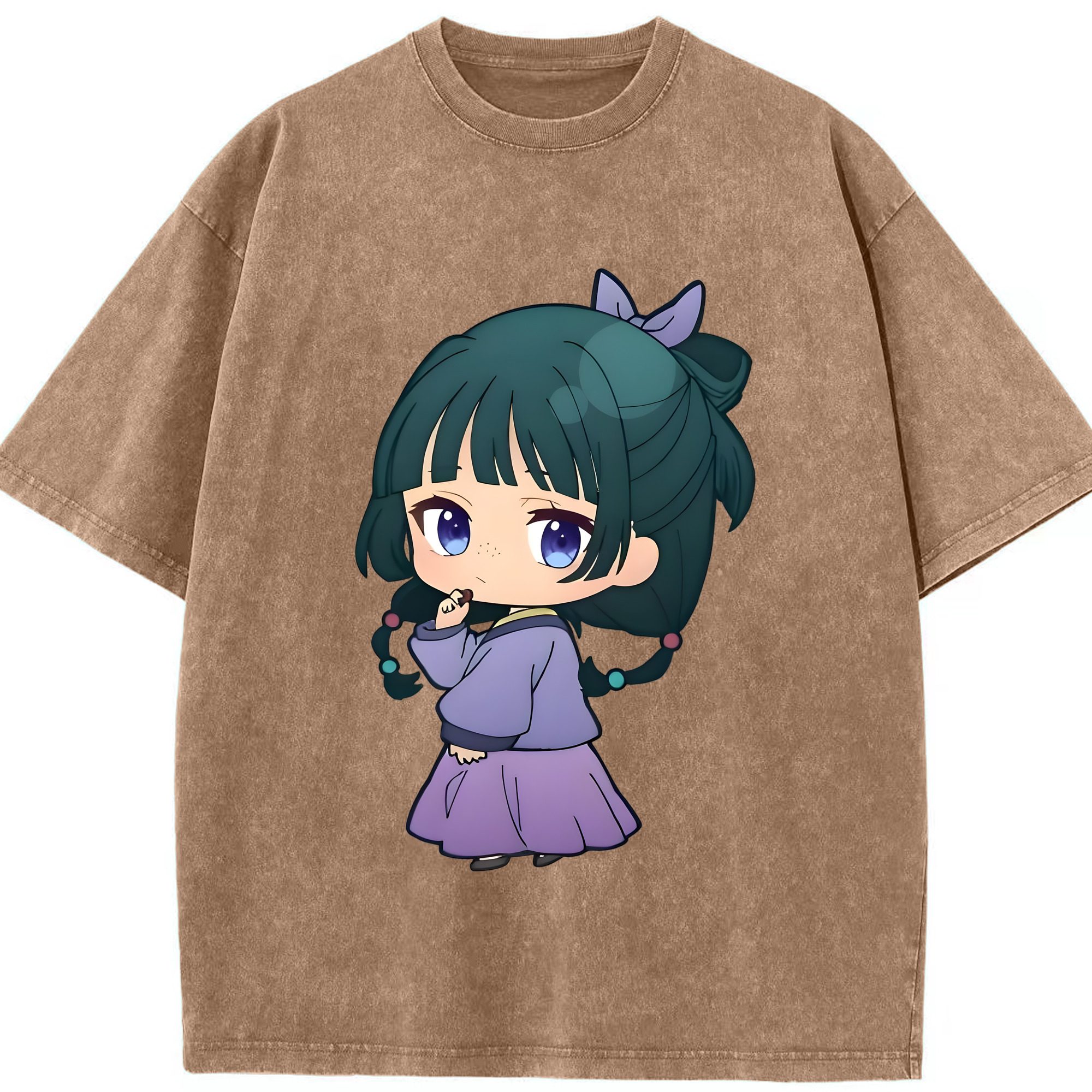 （画像用） 薬屋のひとりごと The Apothecary Diaries 綿100% ヴィンテージ風 半袖Tシャツ（フロントプリント）