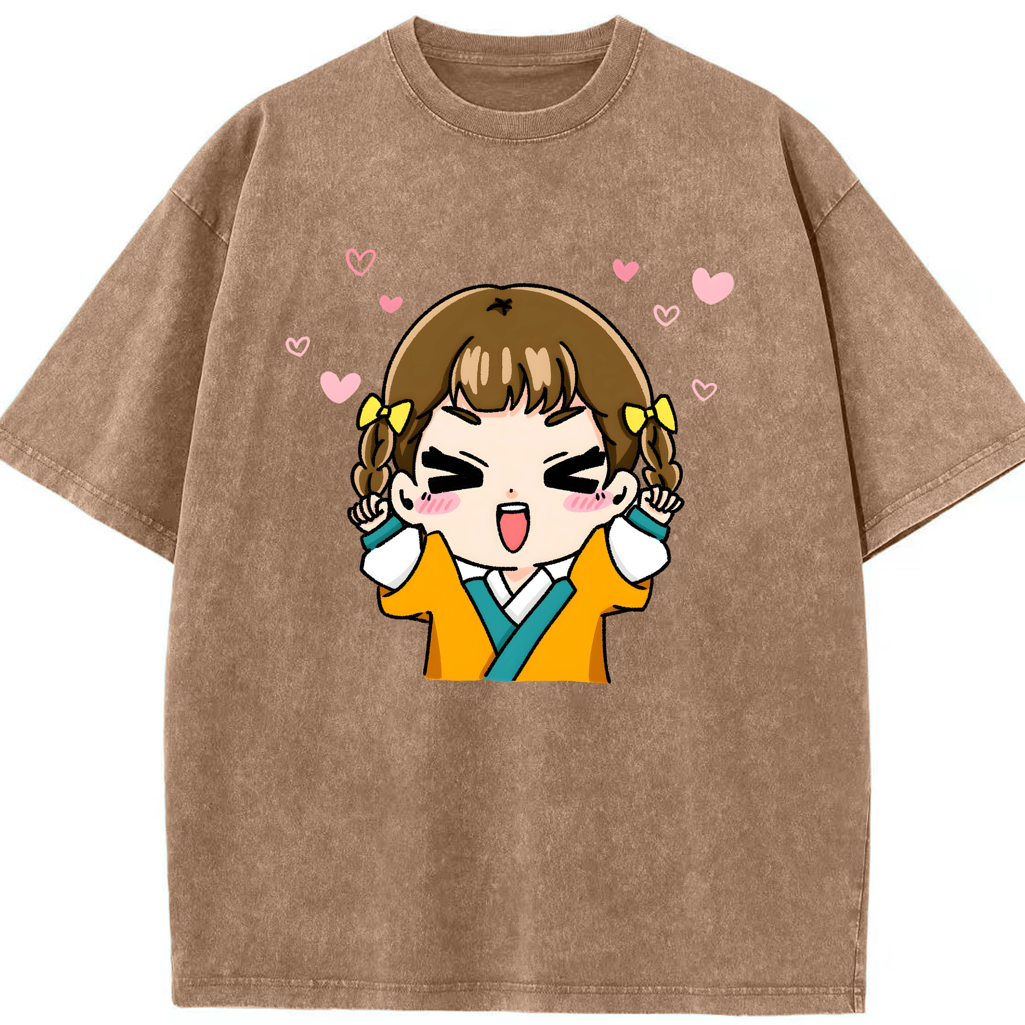 （画像用） 薬屋のひとりごと The Apothecary Diaries 綿100% ヴィンテージ風 半袖Tシャツ（フロントプリント）