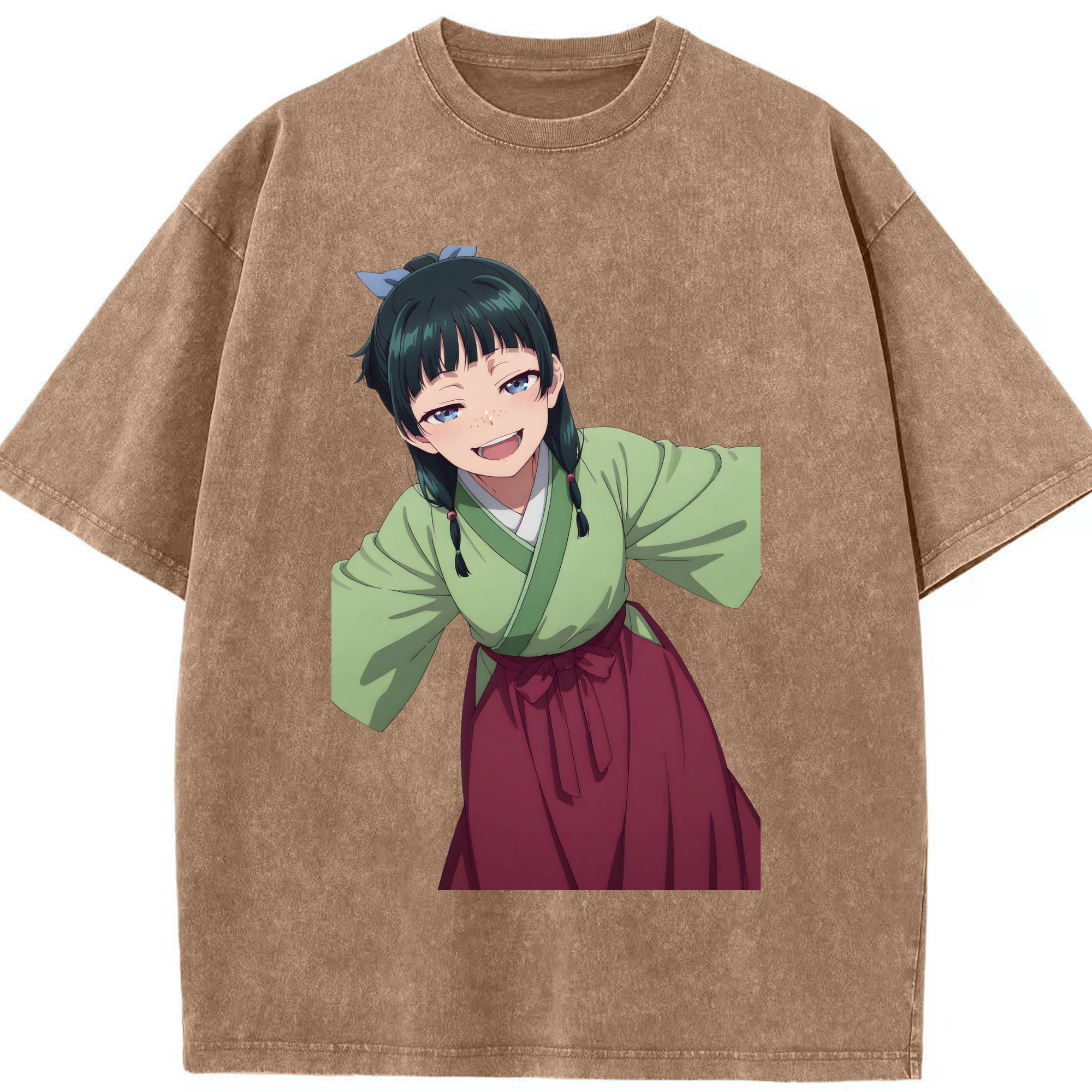 （画像用） 薬屋のひとりごと The Apothecary Diaries 綿100% ヴィンテージ風 半袖Tシャツ（フロントプリント）