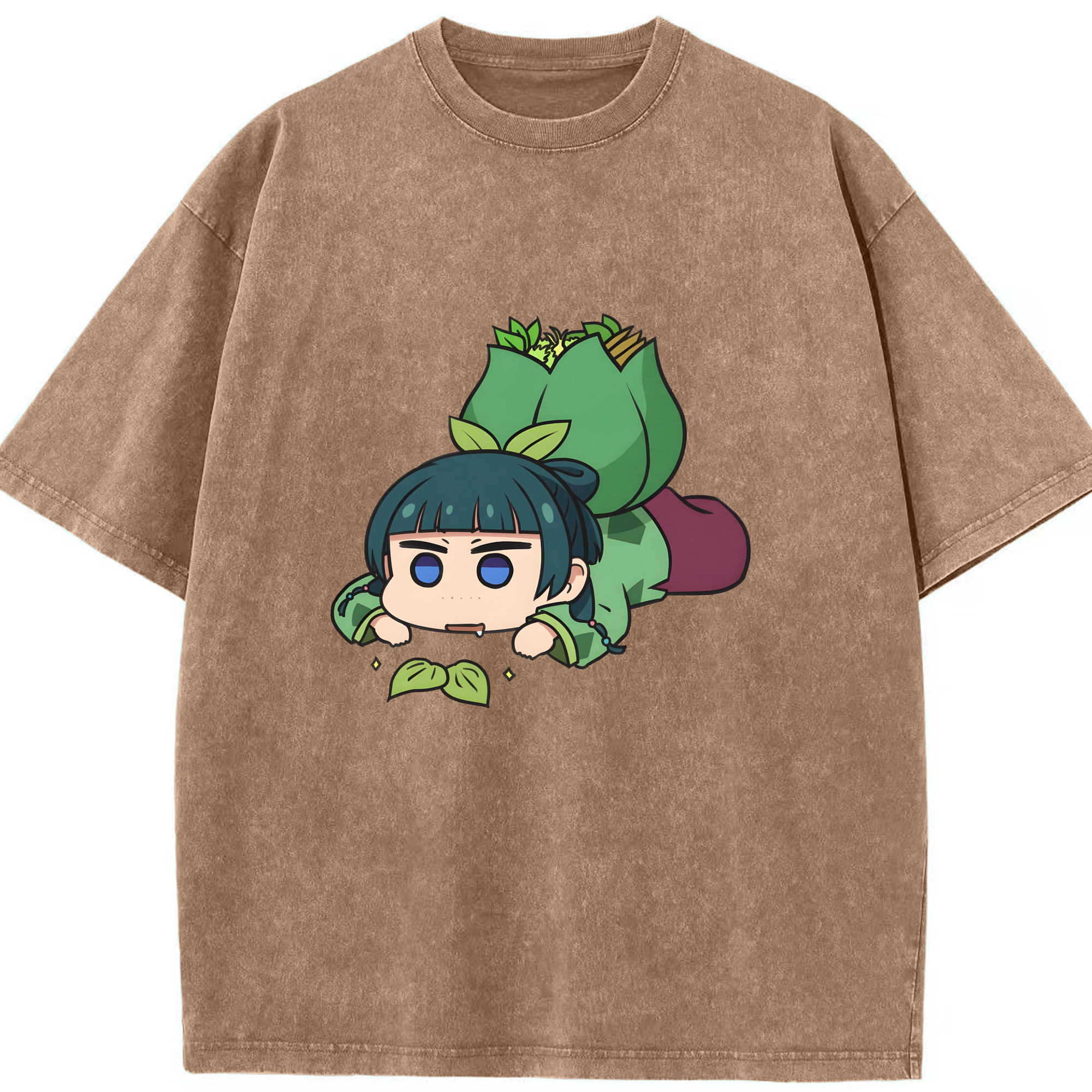 （画像用） 薬屋のひとりごと The Apothecary Diaries 綿100% ヴィンテージ風 半袖Tシャツ（フロントプリント）
