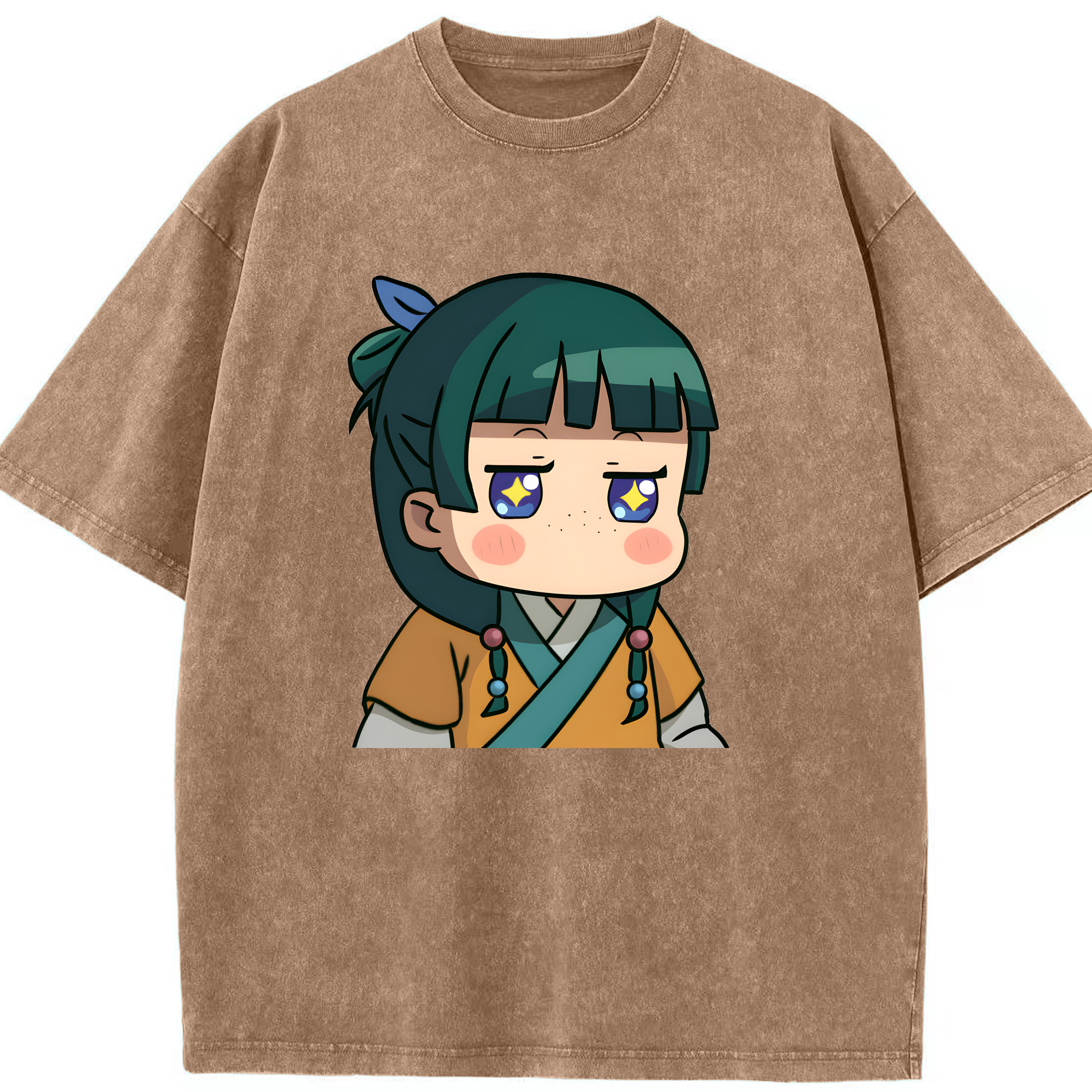 （画像用） 薬屋のひとりごと The Apothecary Diaries 綿100% ヴィンテージ風 半袖Tシャツ（フロントプリント）