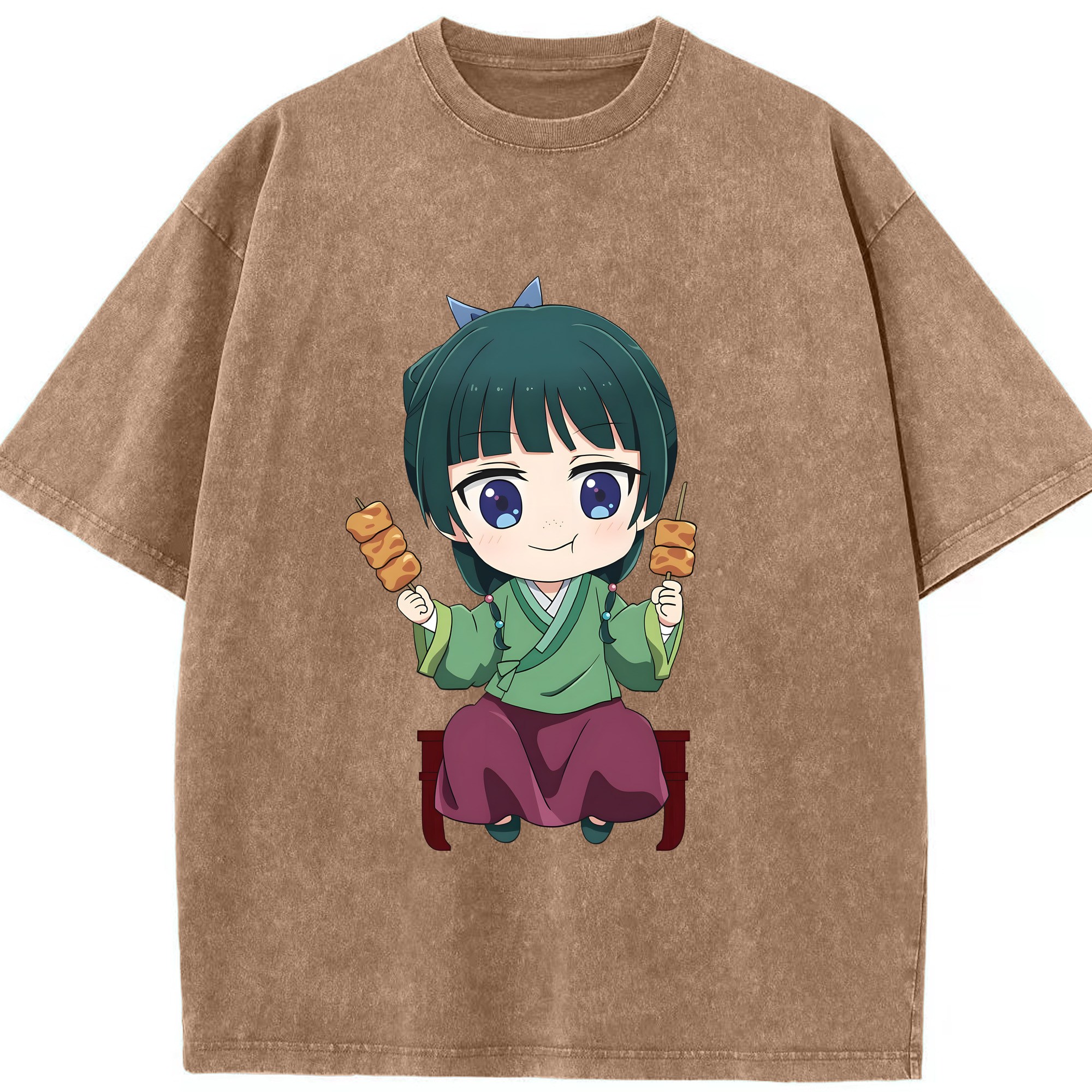 （画像用） 薬屋のひとりごと The Apothecary Diaries 綿100% ヴィンテージ風 半袖Tシャツ（フロントプリント）