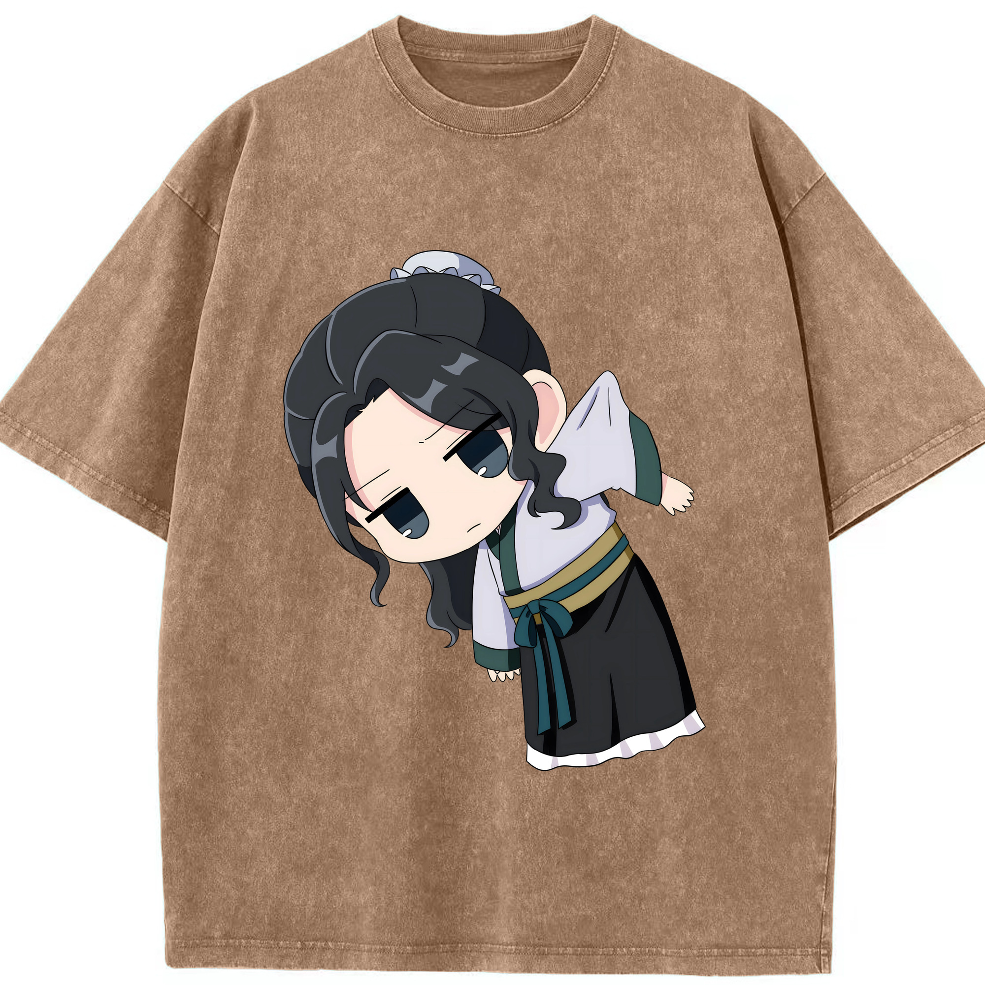 （画像用） 薬屋のひとりごと The Apothecary Diaries 綿100% ヴィンテージ風 半袖Tシャツ（フロントプリント）