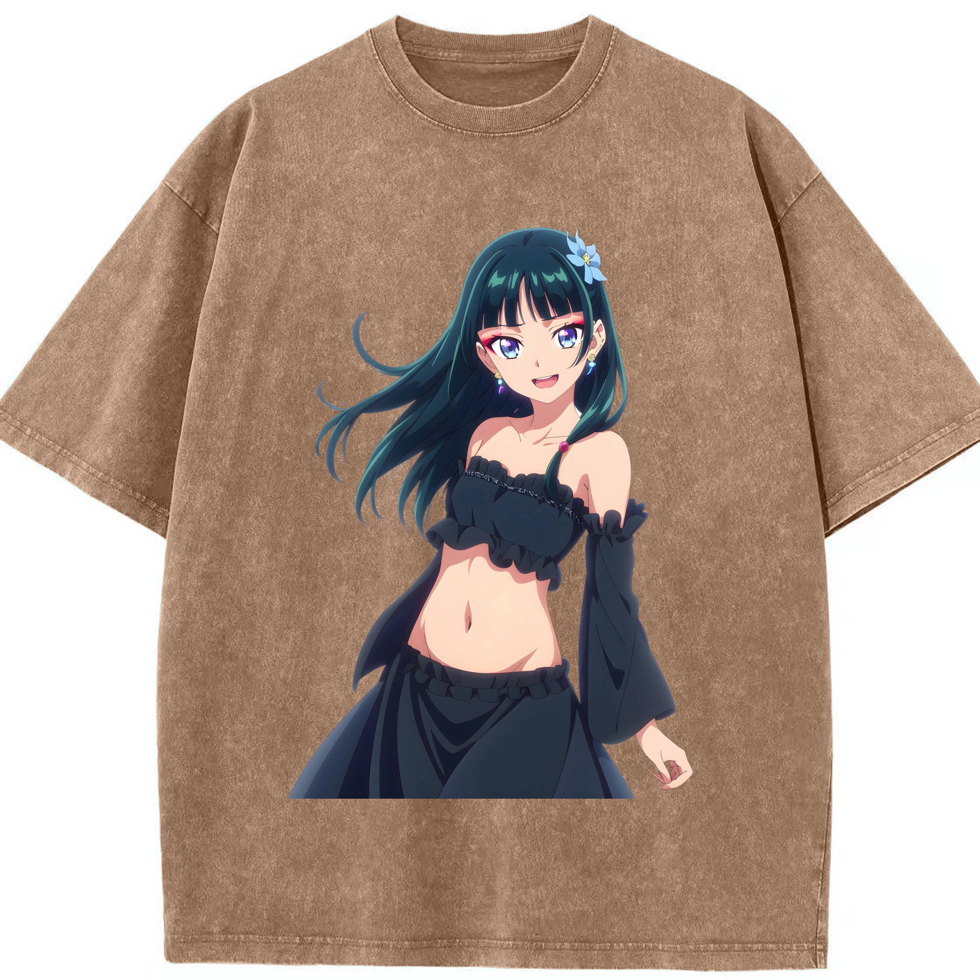 （画像用） 薬屋のひとりごと The Apothecary Diaries 綿100% ヴィンテージ風 半袖Tシャツ（フロントプリント）
