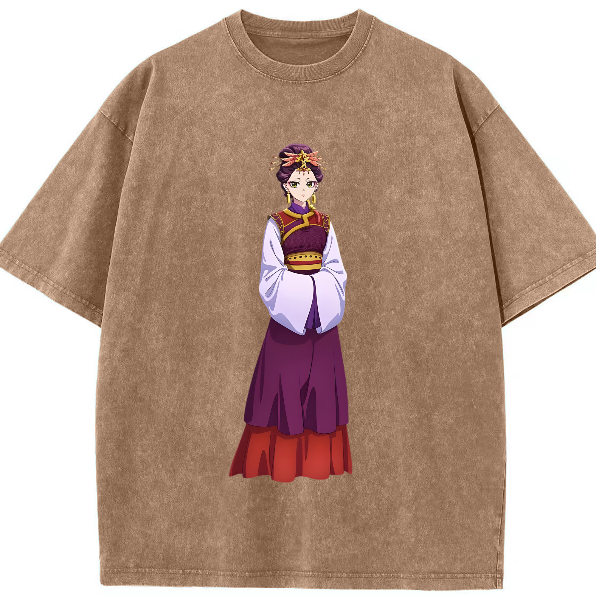（画像用） 薬屋のひとりごと The Apothecary Diaries 綿100% ヴィンテージ風 半袖Tシャツ（フロントプリント）