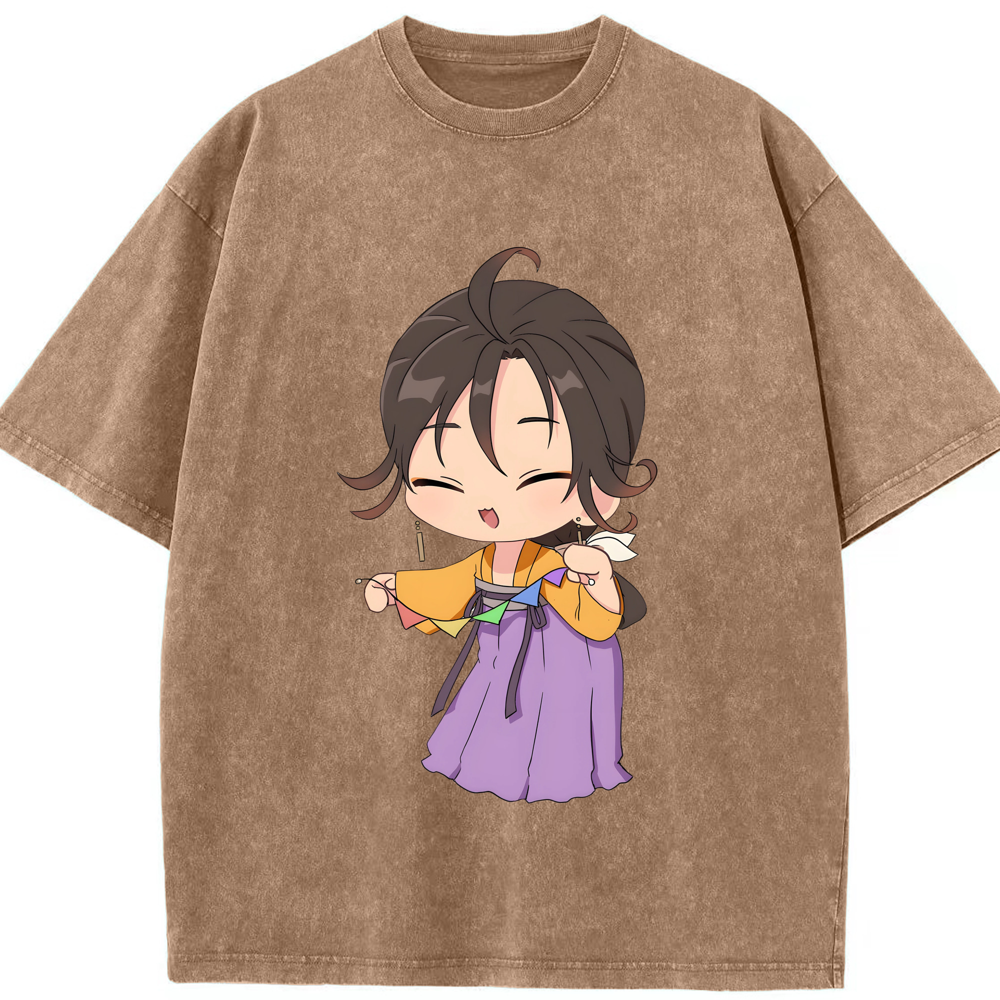 （画像用） 薬屋のひとりごと The Apothecary Diaries 綿100% ヴィンテージ風 半袖Tシャツ（フロントプリント）