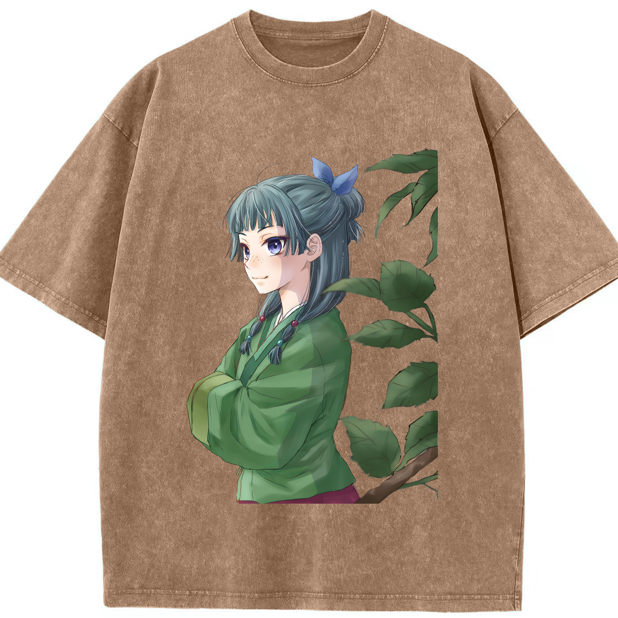 （画像用） 薬屋のひとりごと The Apothecary Diaries 綿100% ヴィンテージ風 半袖Tシャツ（フロントプリント）