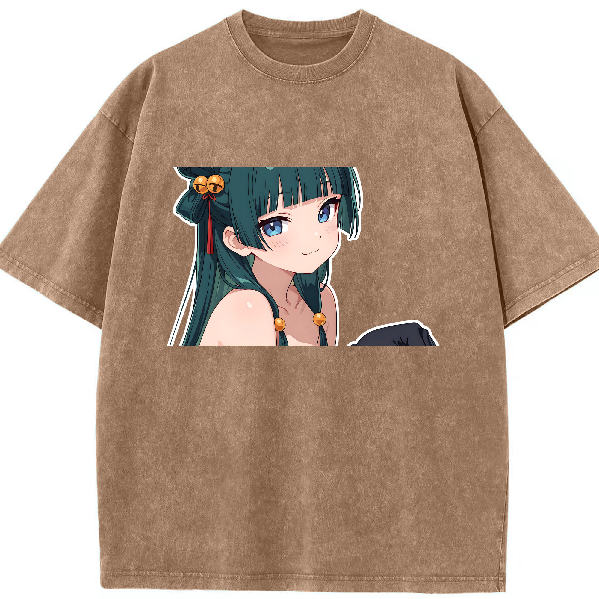 （画像用） 薬屋のひとりごと The Apothecary Diaries 綿100% ヴィンテージ風 半袖Tシャツ（フロントプリント）