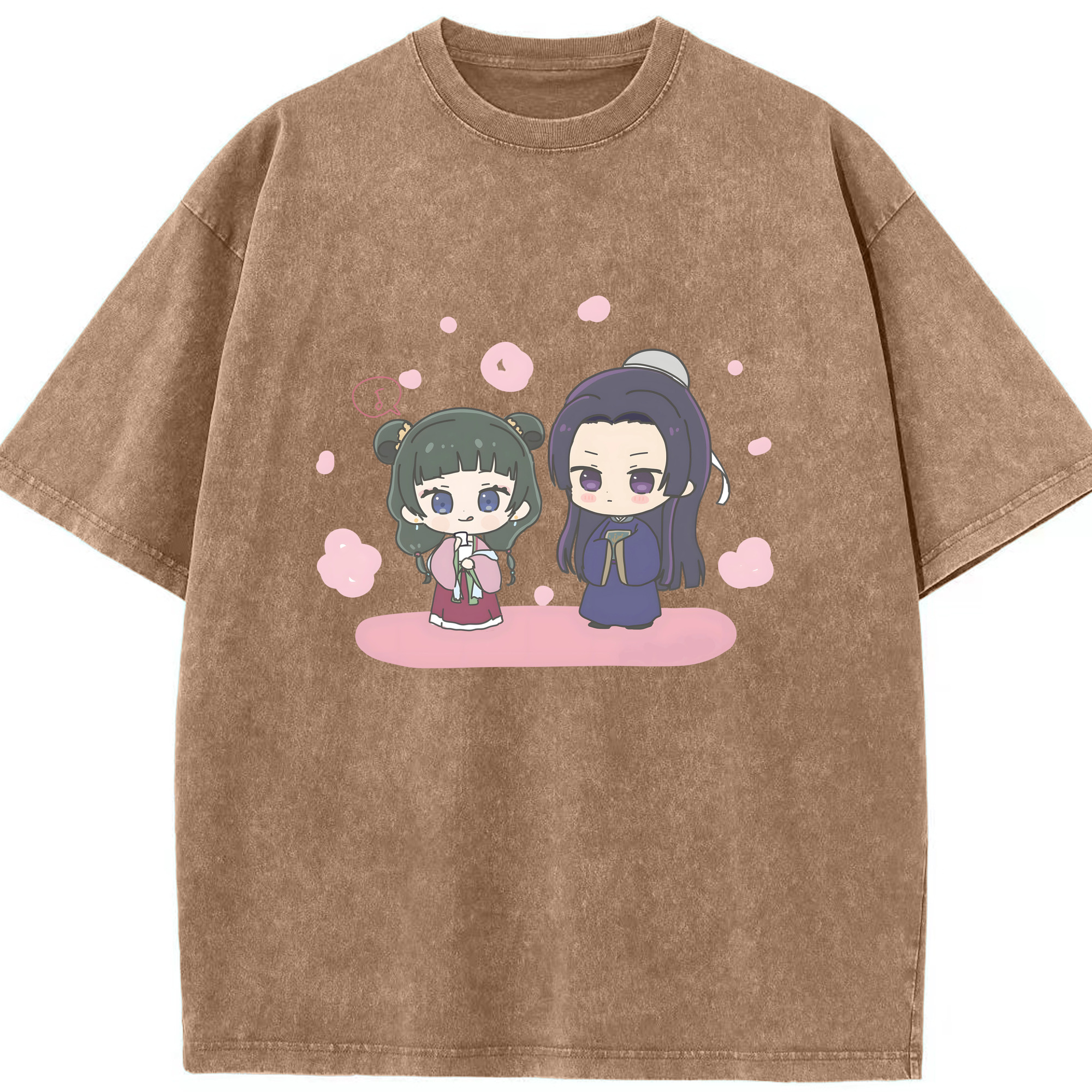 （画像用） 薬屋のひとりごと The Apothecary Diaries 綿100% ヴィンテージ風 半袖Tシャツ（フロントプリント）