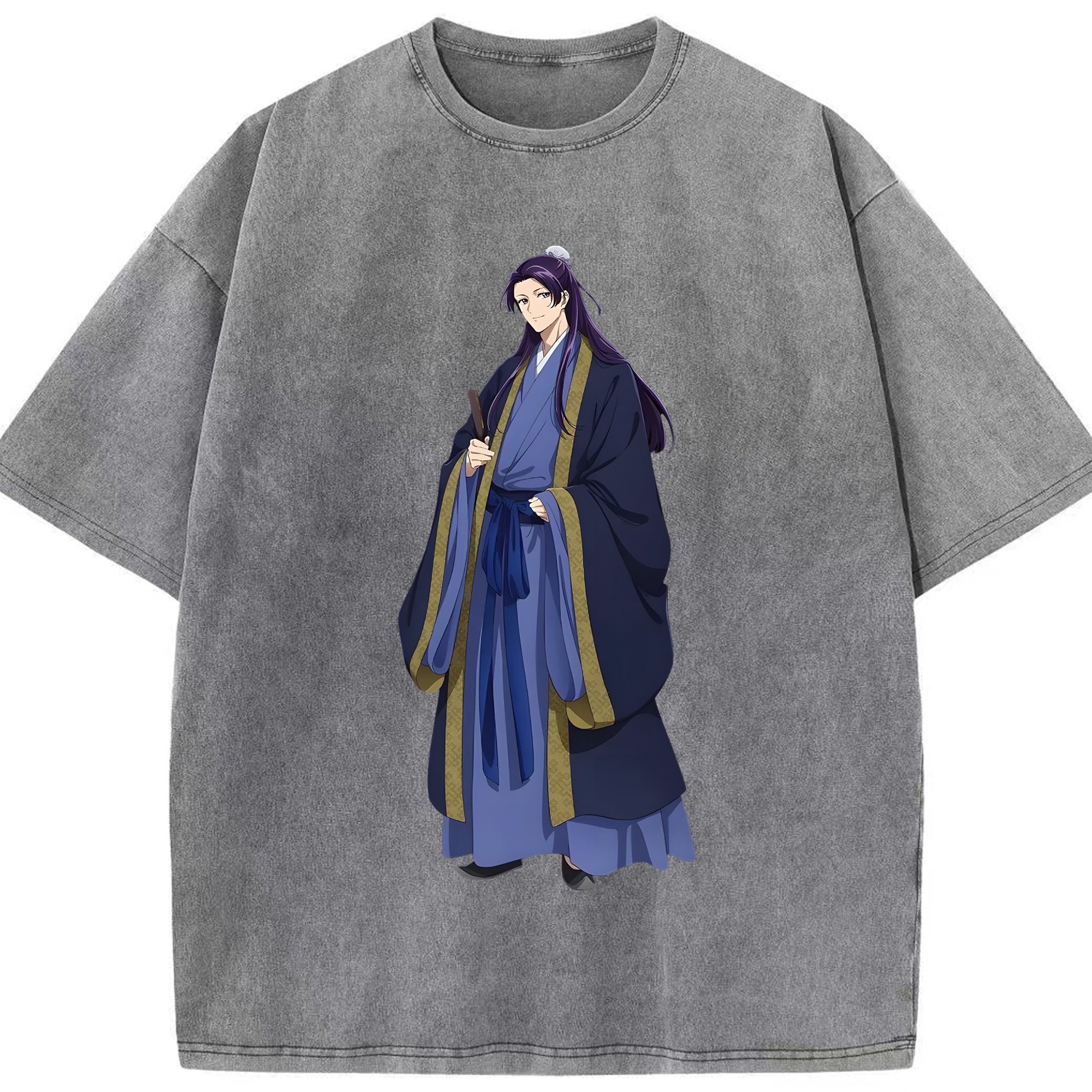 （画像用） 薬屋のひとりごと The Apothecary Diaries 綿100% ヴィンテージ風 半袖Tシャツ（フロントプリント）