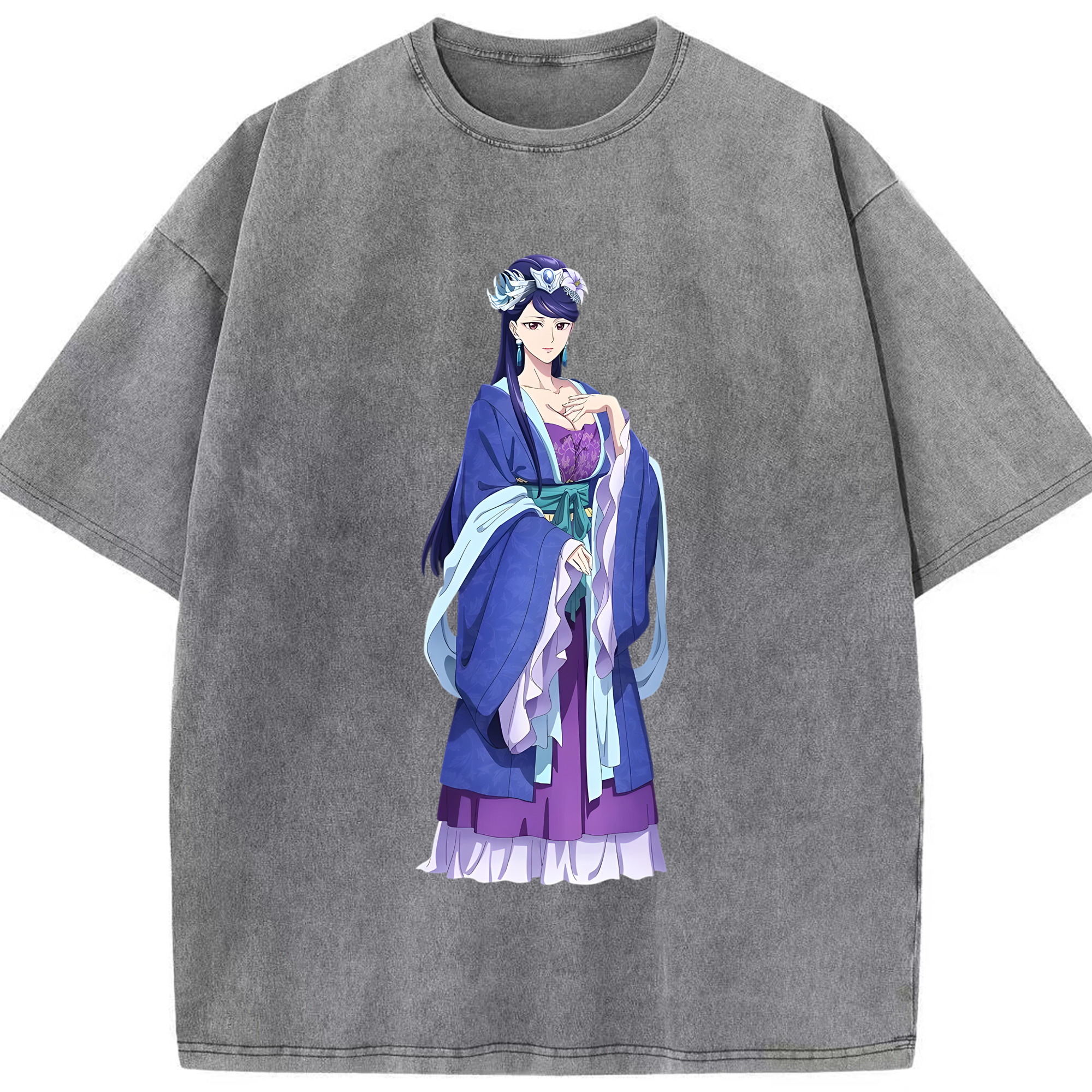 （画像用） 薬屋のひとりごと The Apothecary Diaries 綿100% ヴィンテージ風 半袖Tシャツ（フロントプリント）