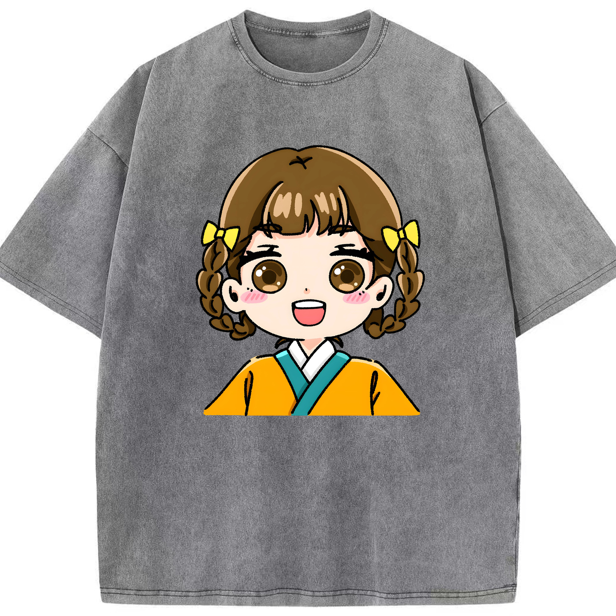 （画像用） 薬屋のひとりごと The Apothecary Diaries 綿100% ヴィンテージ風 半袖Tシャツ（フロントプリント）