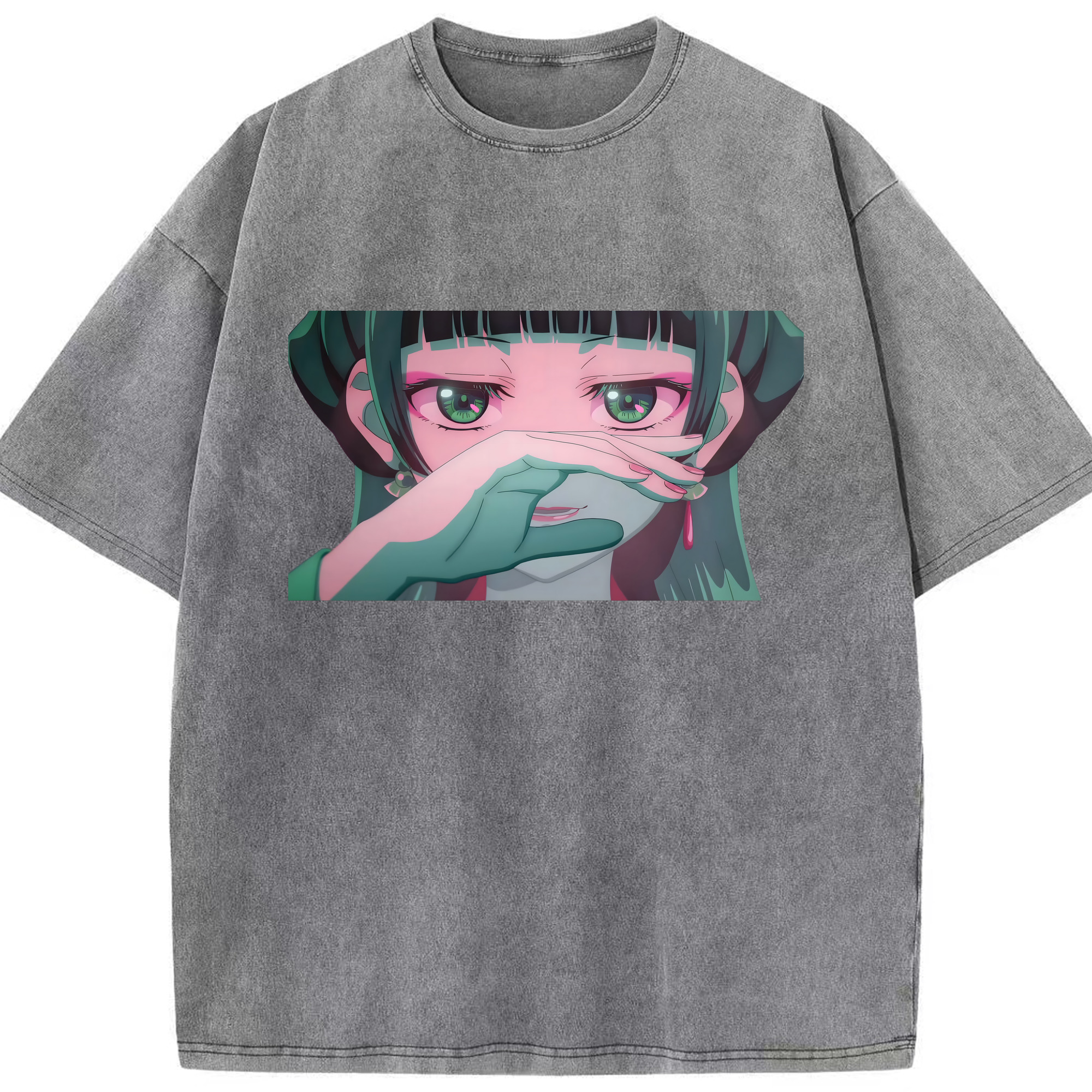 （画像用） 薬屋のひとりごと The Apothecary Diaries 綿100% ヴィンテージ風 半袖Tシャツ（フロントプリント）