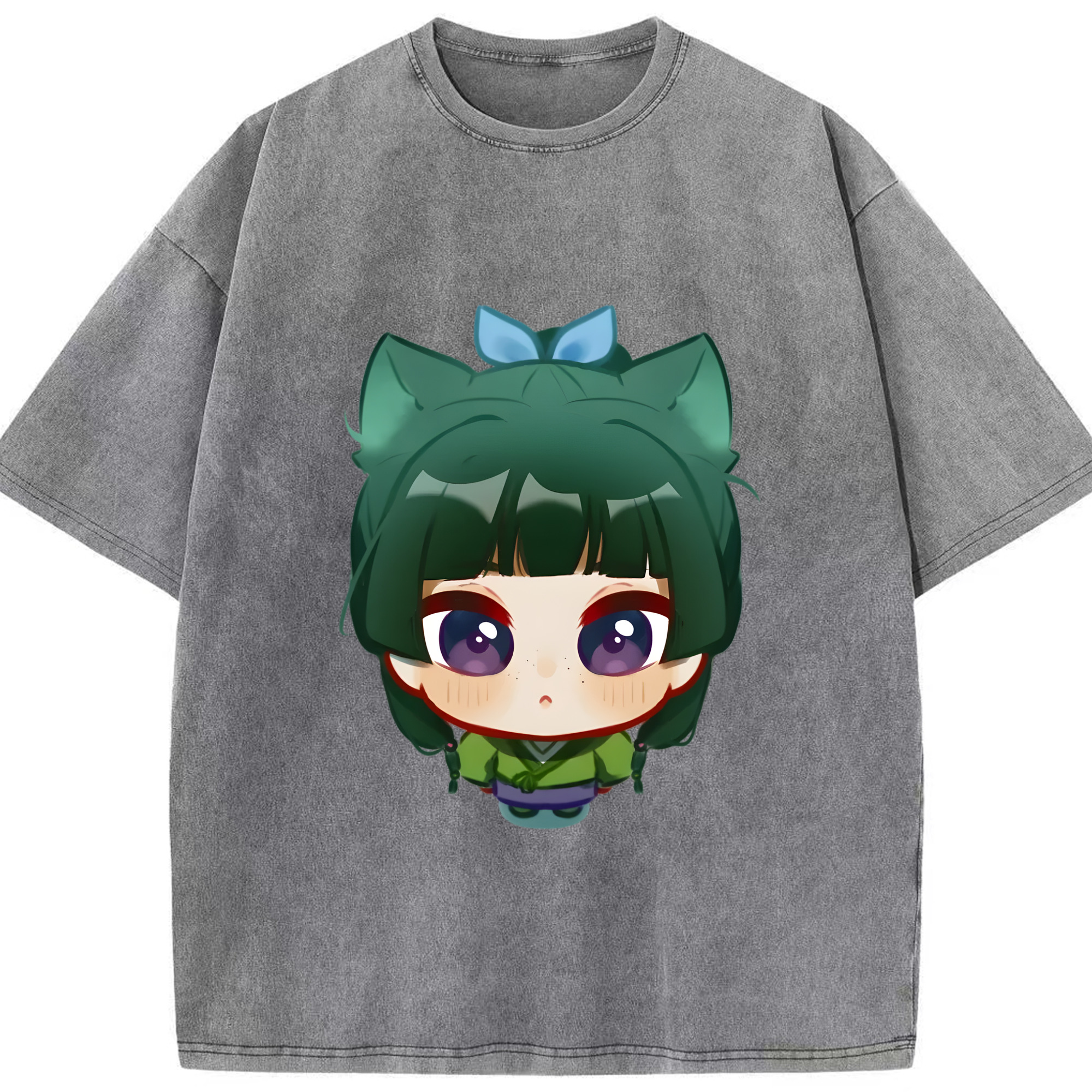 （画像用） 薬屋のひとりごと The Apothecary Diaries 綿100% ヴィンテージ風 半袖Tシャツ（フロントプリント）