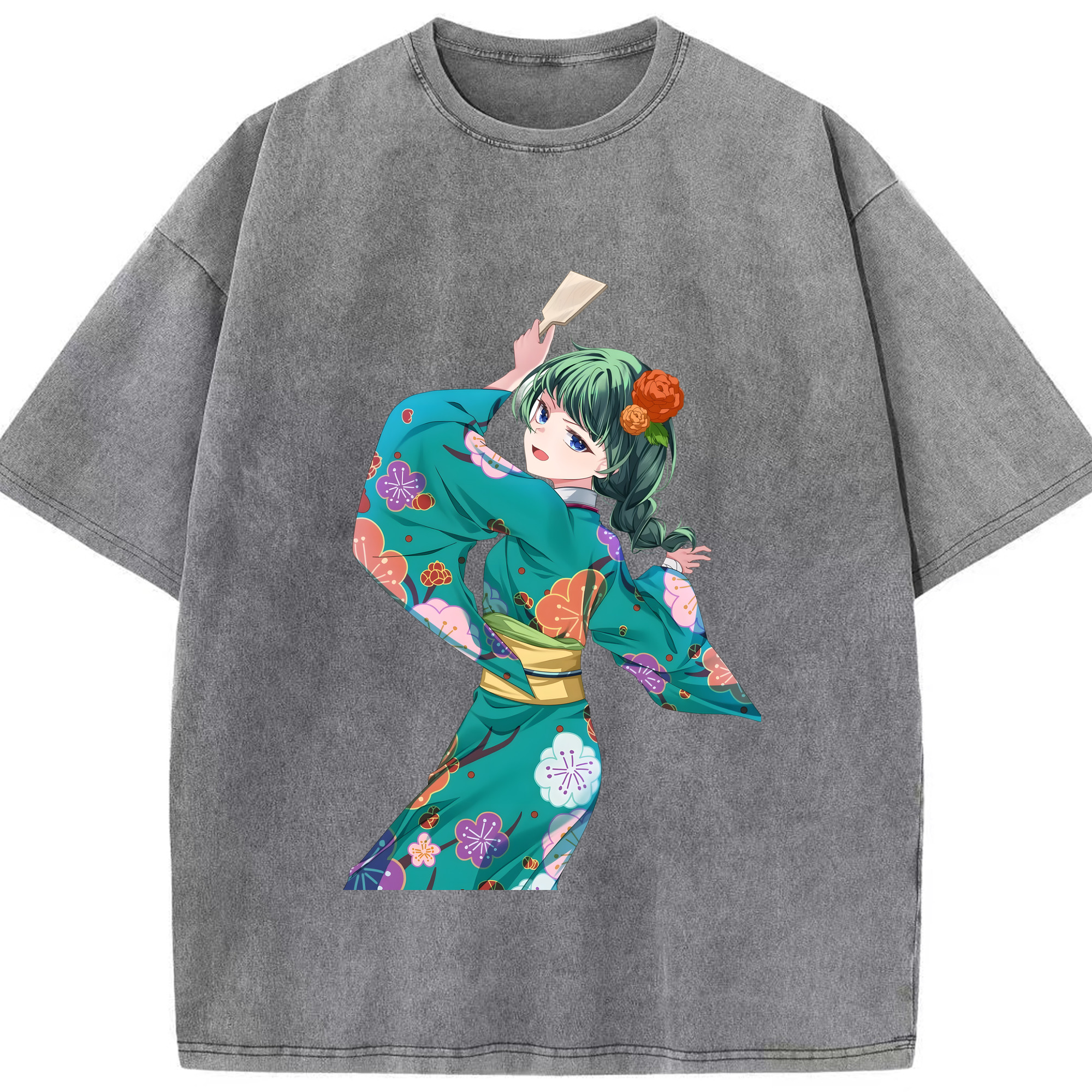 （画像用） 薬屋のひとりごと The Apothecary Diaries 綿100% ヴィンテージ風 半袖Tシャツ（フロントプリント）