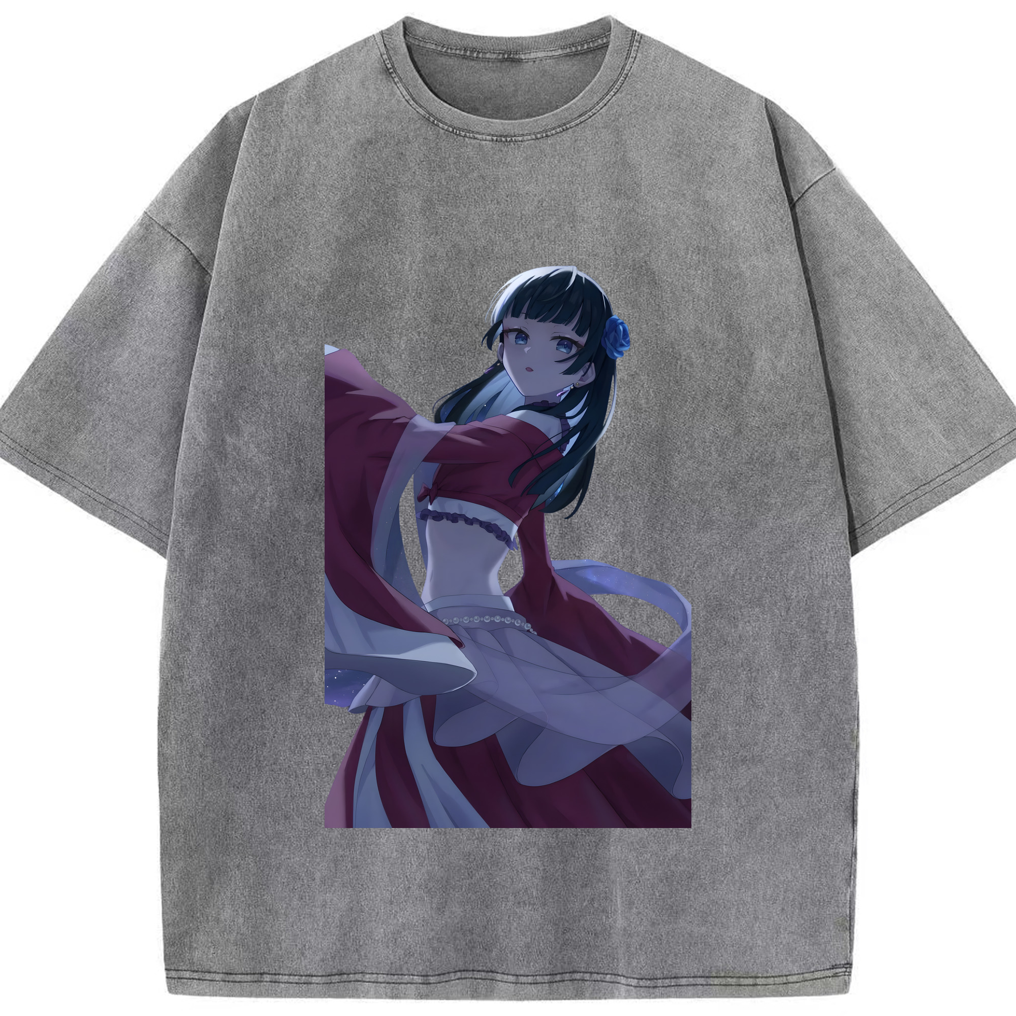 （画像用） 薬屋のひとりごと The Apothecary Diaries 綿100% ヴィンテージ風 半袖Tシャツ（フロントプリント）