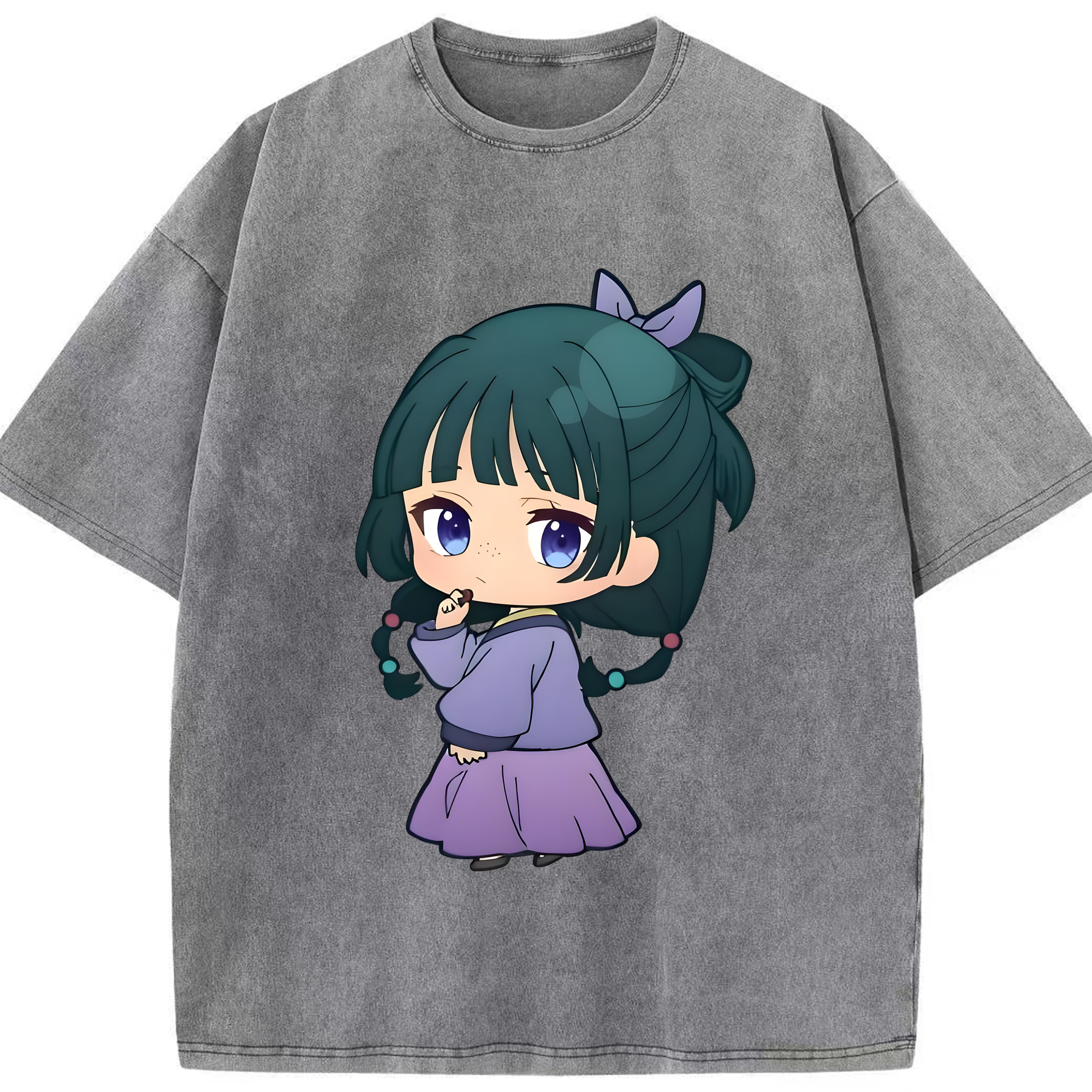 （画像用） 薬屋のひとりごと The Apothecary Diaries 綿100% ヴィンテージ風 半袖Tシャツ（フロントプリント）