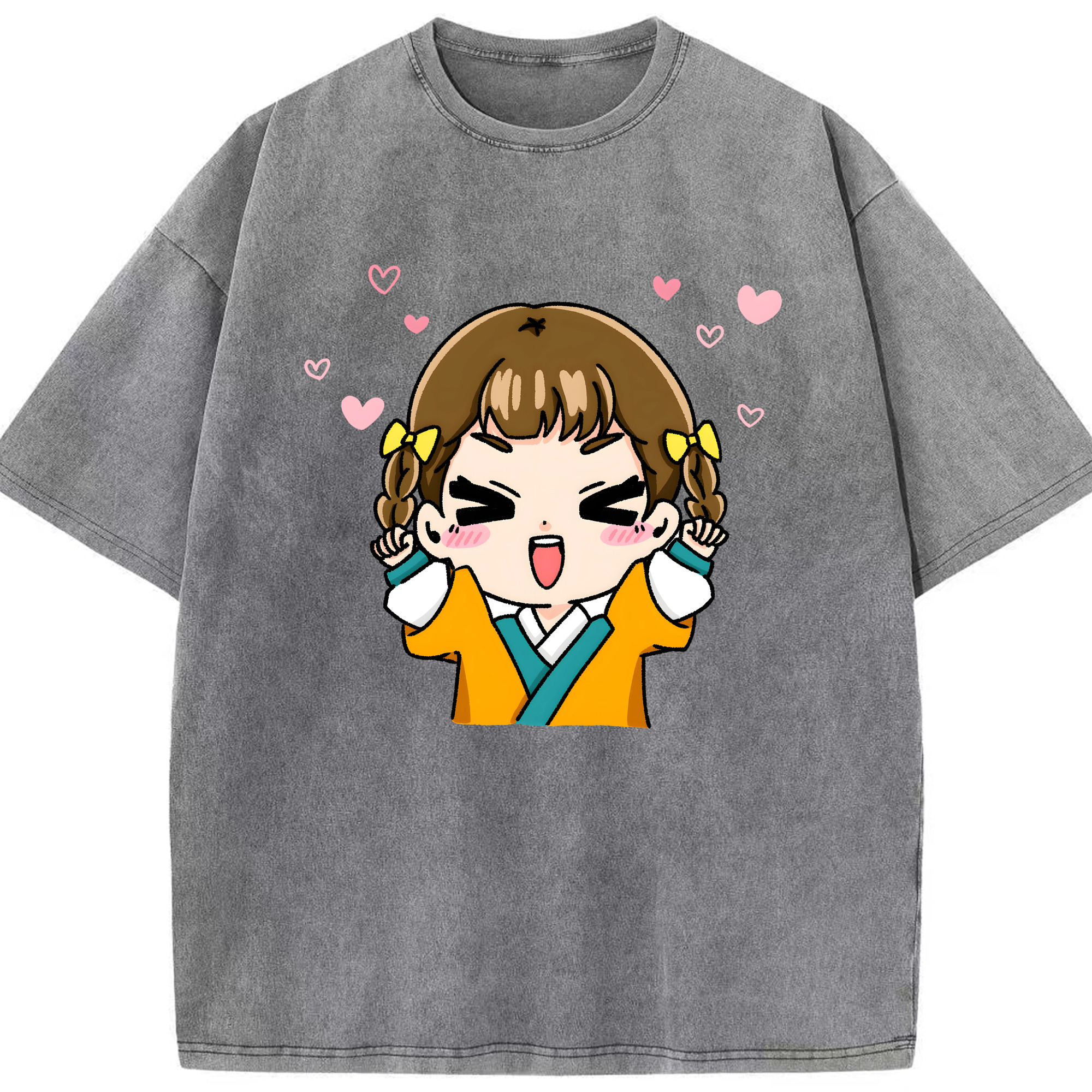 （画像用） 薬屋のひとりごと The Apothecary Diaries 綿100% ヴィンテージ風 半袖Tシャツ（フロントプリント）