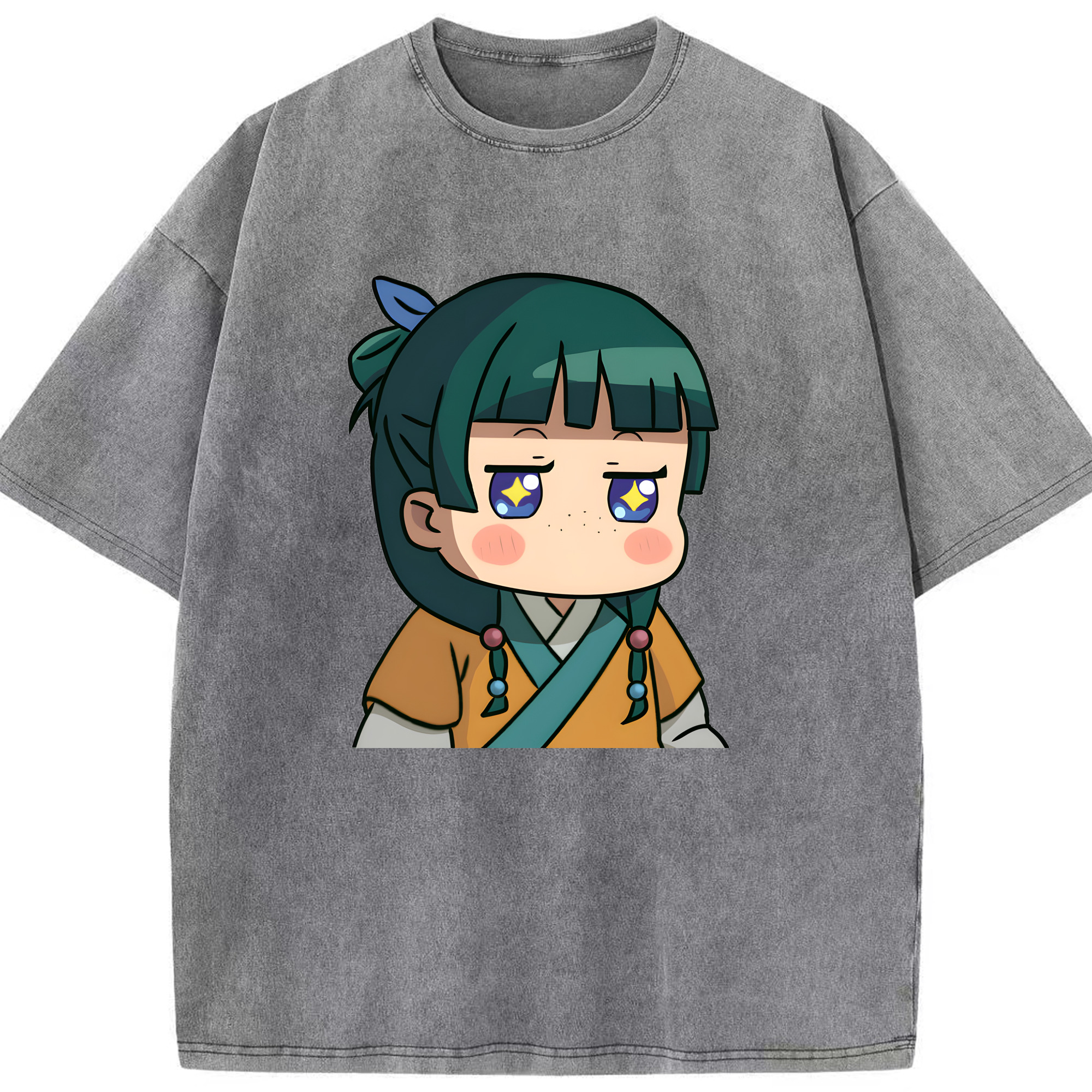 （画像用） 薬屋のひとりごと The Apothecary Diaries 綿100% ヴィンテージ風 半袖Tシャツ（フロントプリント）