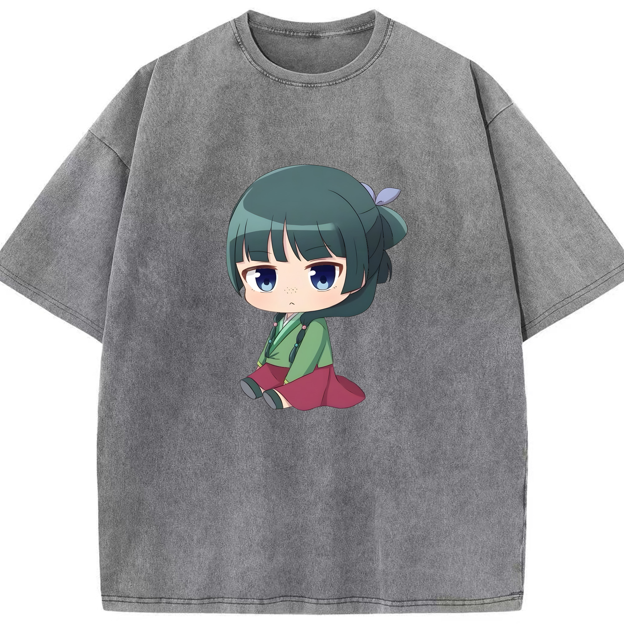 （画像用） 薬屋のひとりごと The Apothecary Diaries 綿100% ヴィンテージ風 半袖Tシャツ（フロントプリント）