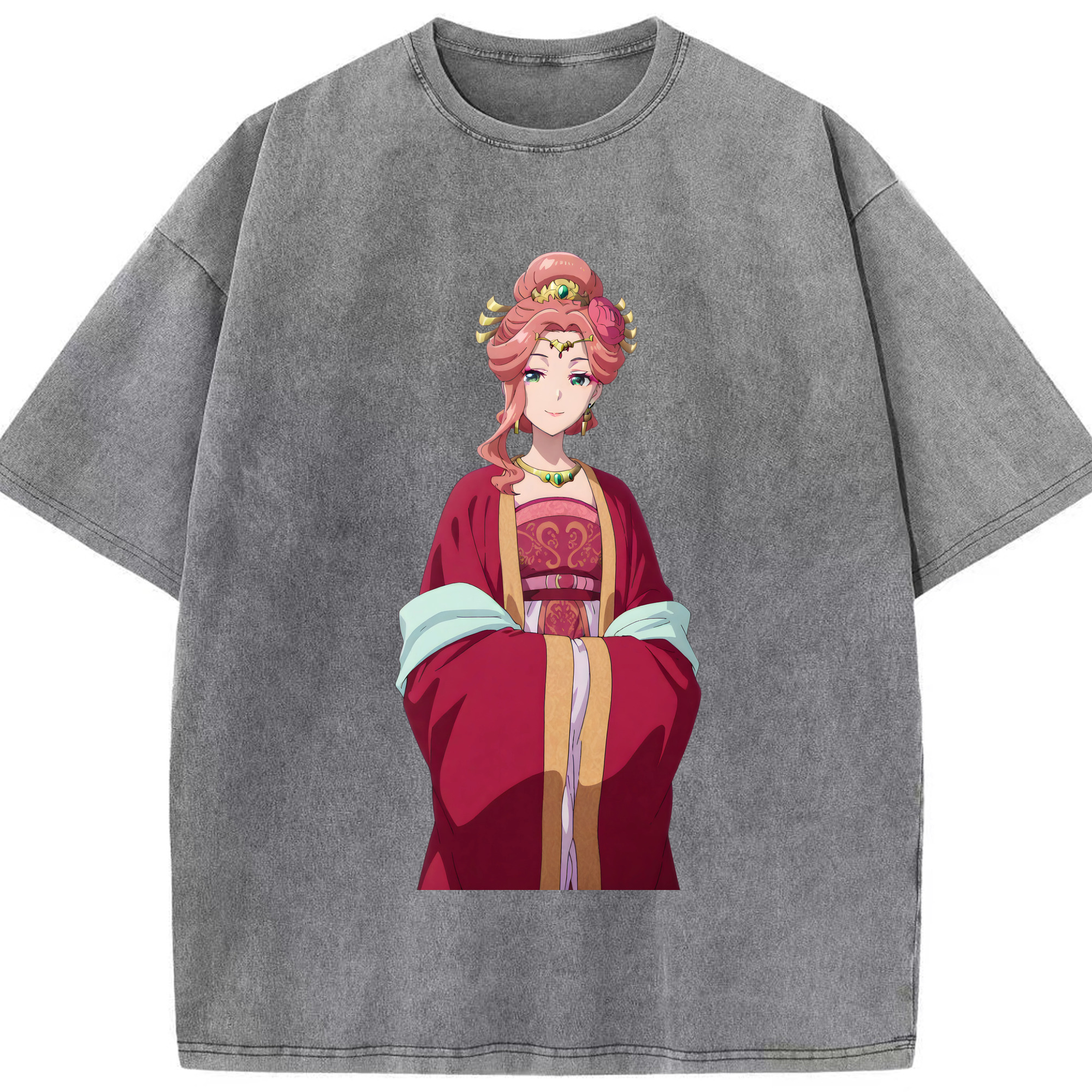 （画像用） 薬屋のひとりごと The Apothecary Diaries 綿100% ヴィンテージ風 半袖Tシャツ（フロントプリント）