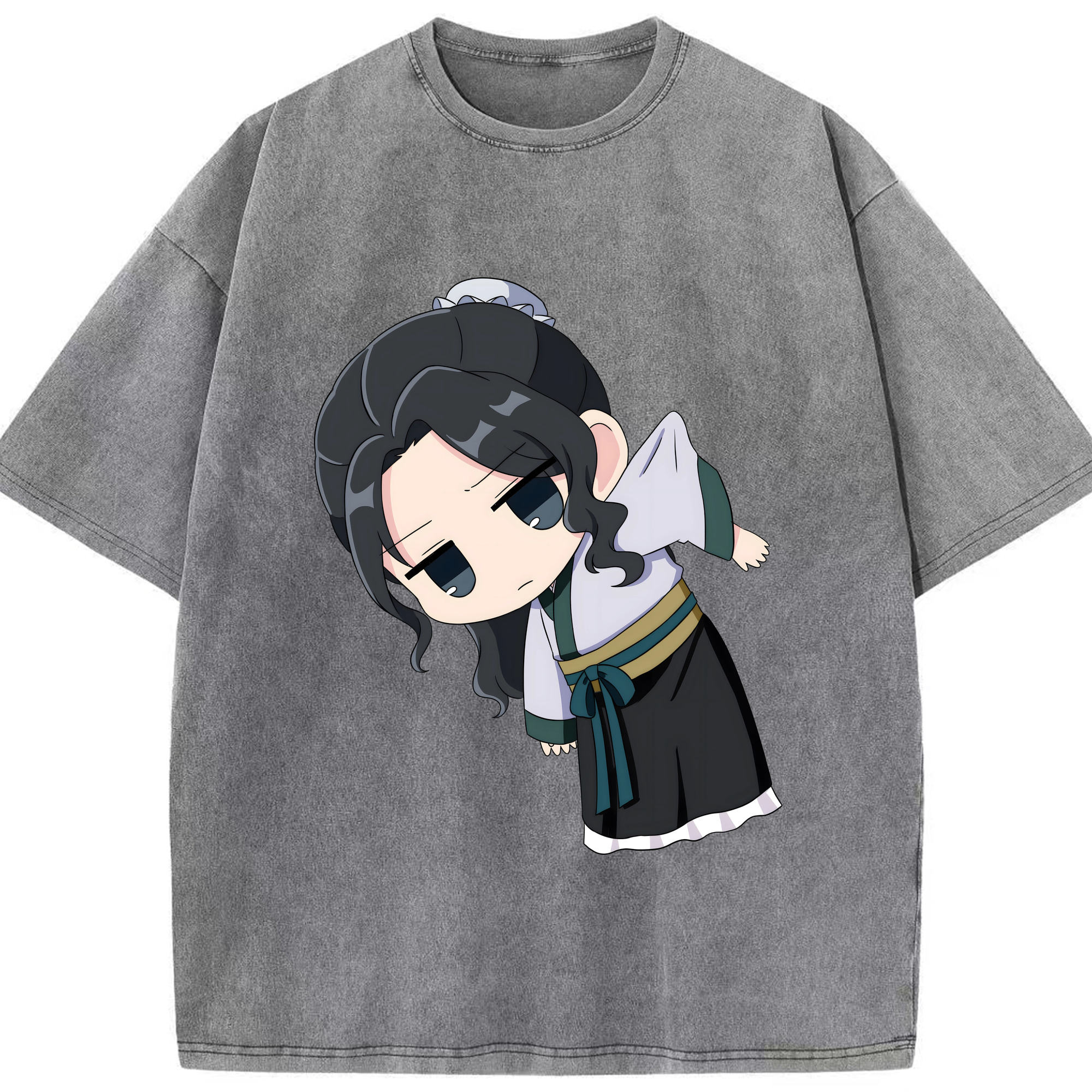 （画像用） 薬屋のひとりごと The Apothecary Diaries 綿100% ヴィンテージ風 半袖Tシャツ（フロントプリント）