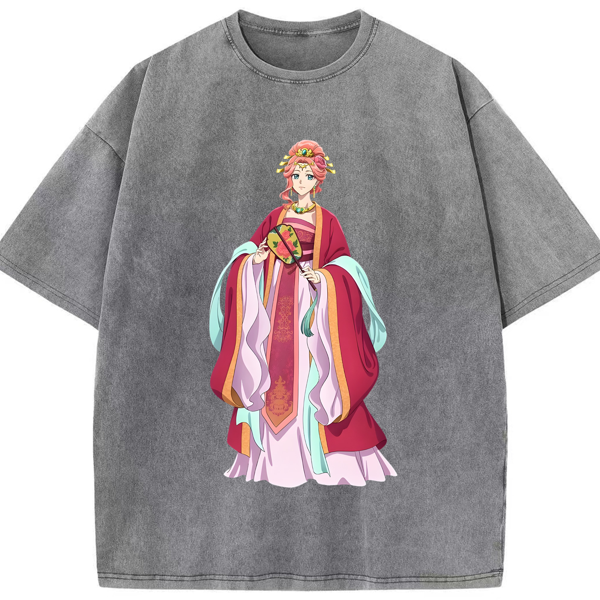 （画像用） 薬屋のひとりごと The Apothecary Diaries 綿100% ヴィンテージ風 半袖Tシャツ（フロントプリント）
