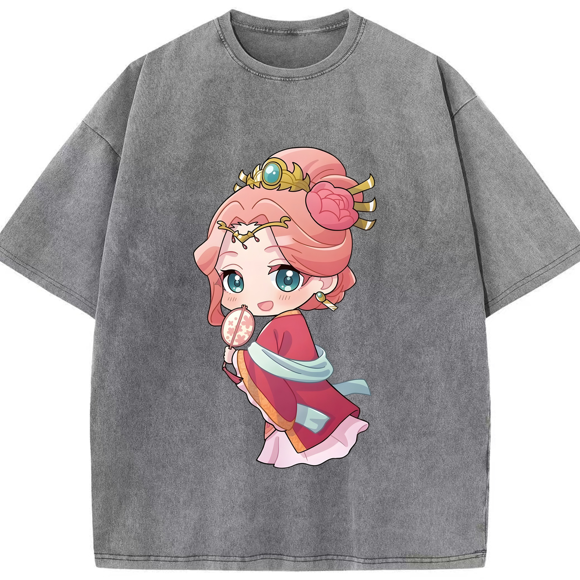 （画像用） 薬屋のひとりごと The Apothecary Diaries 綿100% ヴィンテージ風 半袖Tシャツ（フロントプリント）