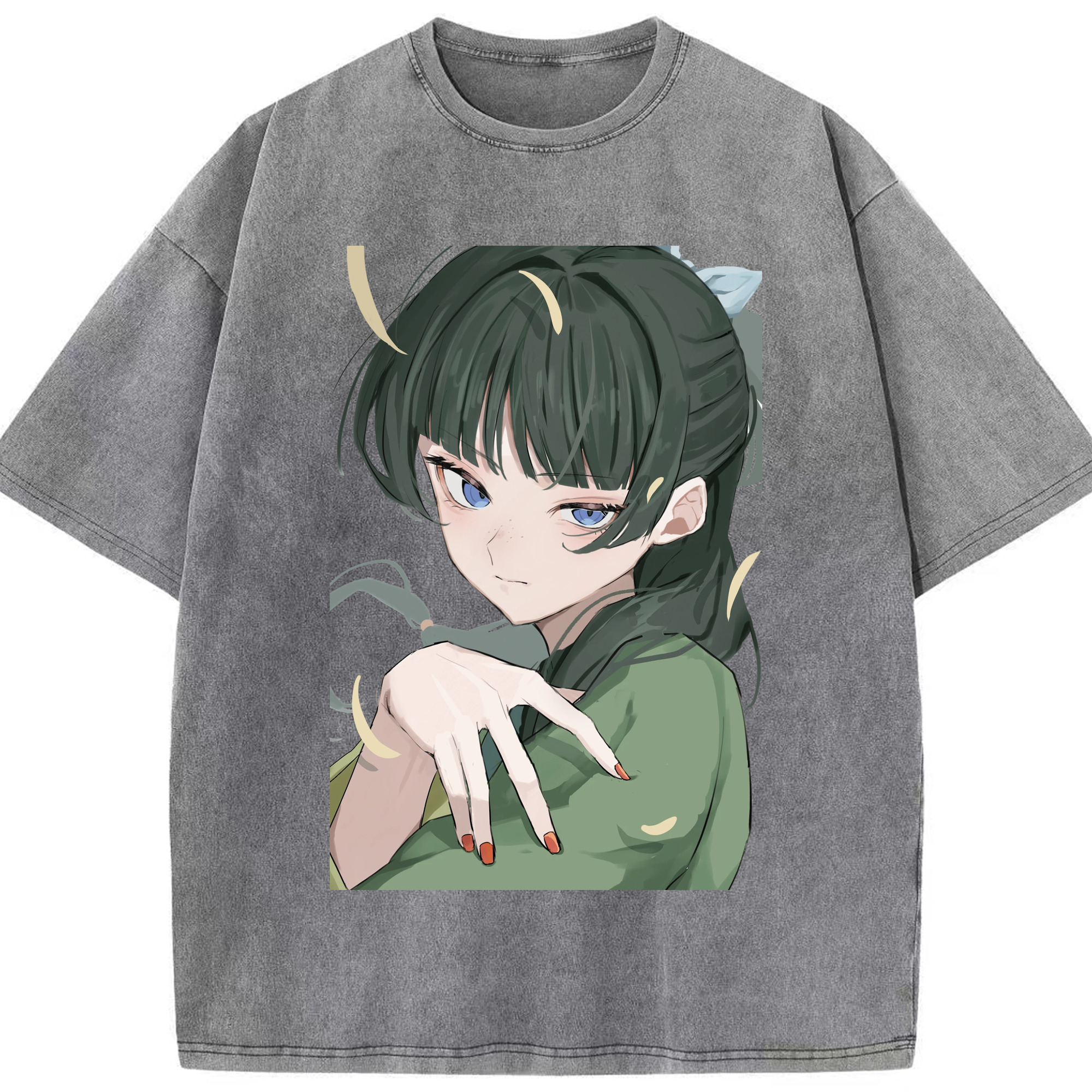 （画像用） 薬屋のひとりごと The Apothecary Diaries 綿100% ヴィンテージ風 半袖Tシャツ（フロントプリント）