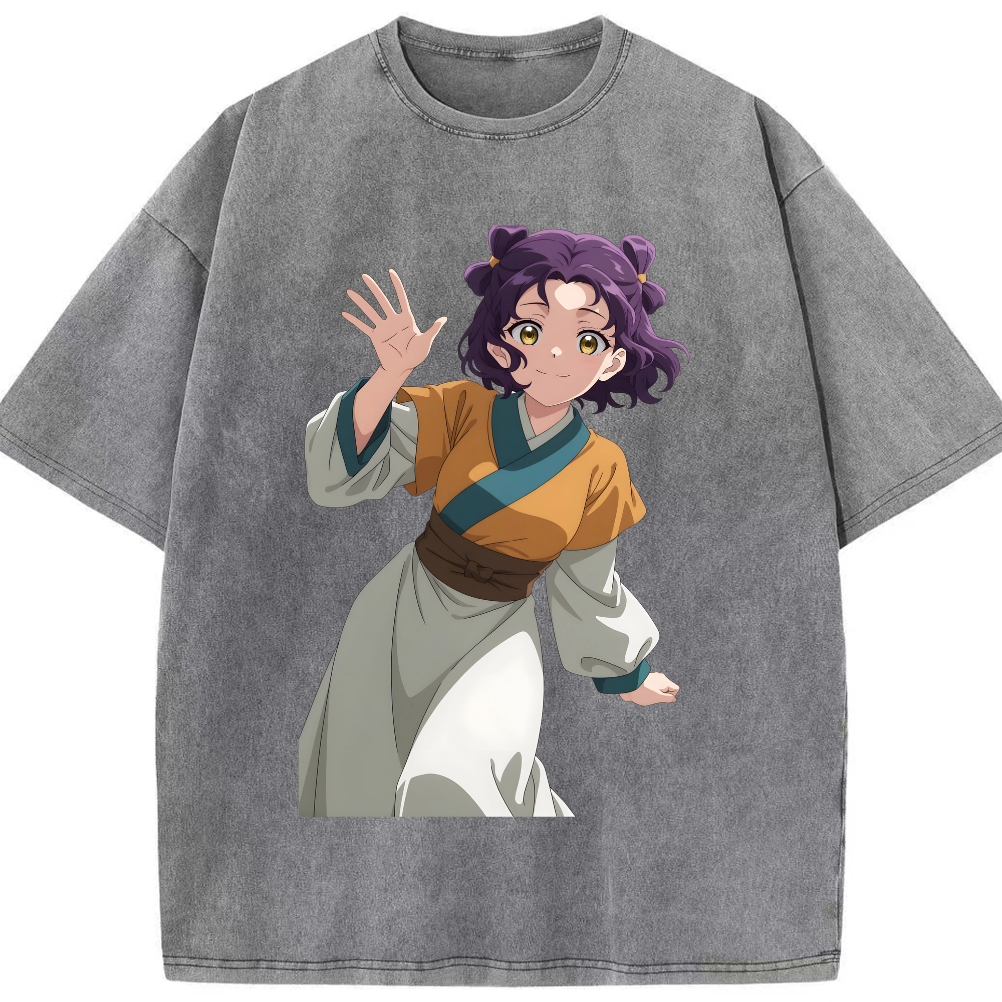 （画像用） 薬屋のひとりごと The Apothecary Diaries 綿100% ヴィンテージ風 半袖Tシャツ（フロントプリント）