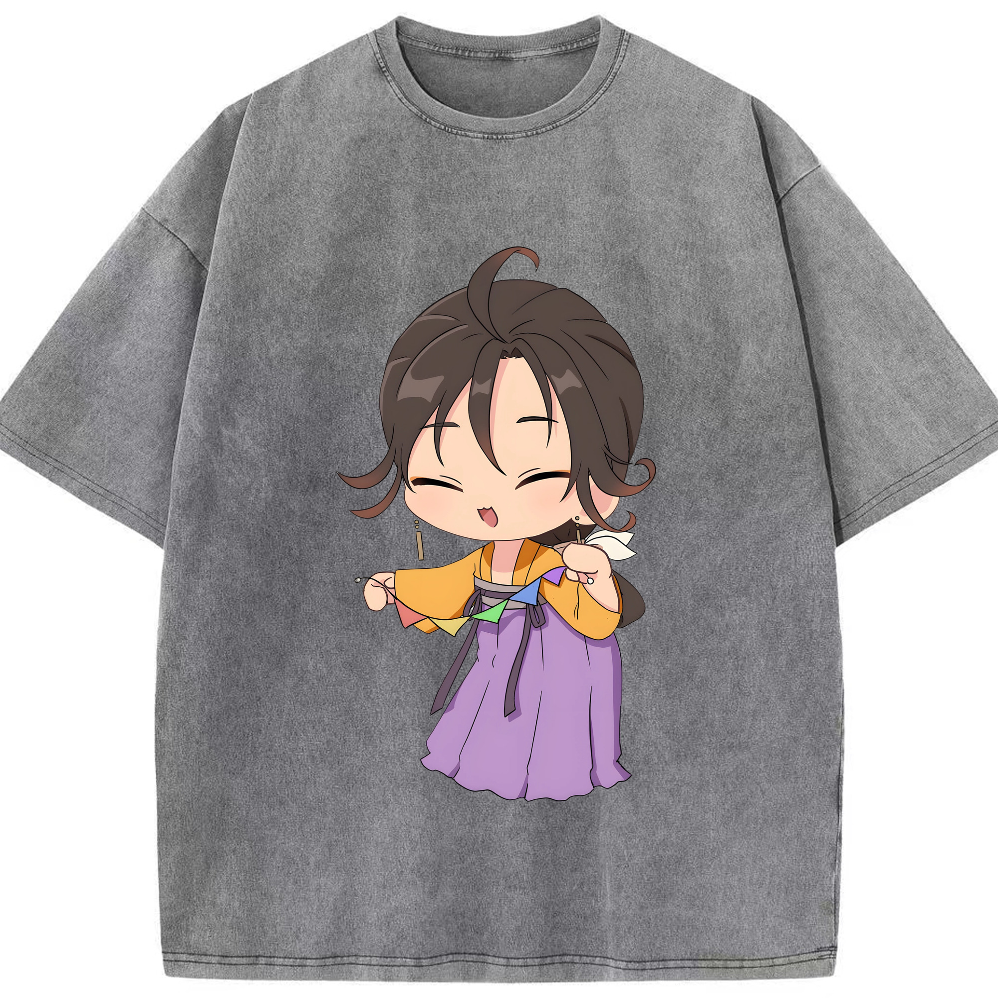 （画像用） 薬屋のひとりごと The Apothecary Diaries 綿100% ヴィンテージ風 半袖Tシャツ（フロントプリント）