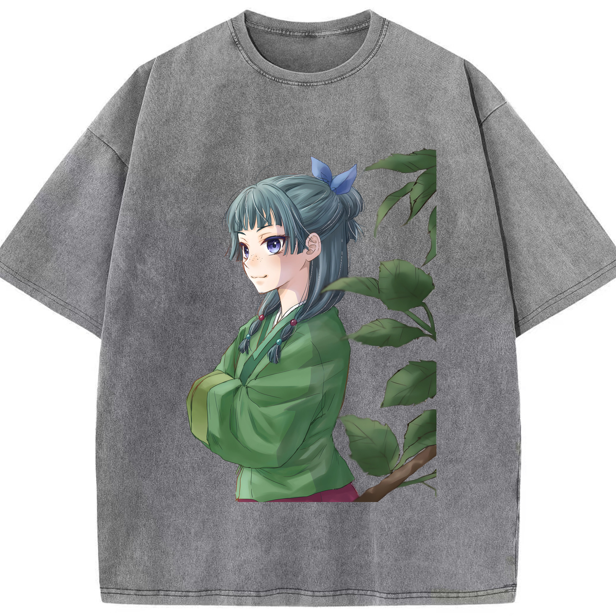 （画像用） 薬屋のひとりごと The Apothecary Diaries 綿100% ヴィンテージ風 半袖Tシャツ（フロントプリント）