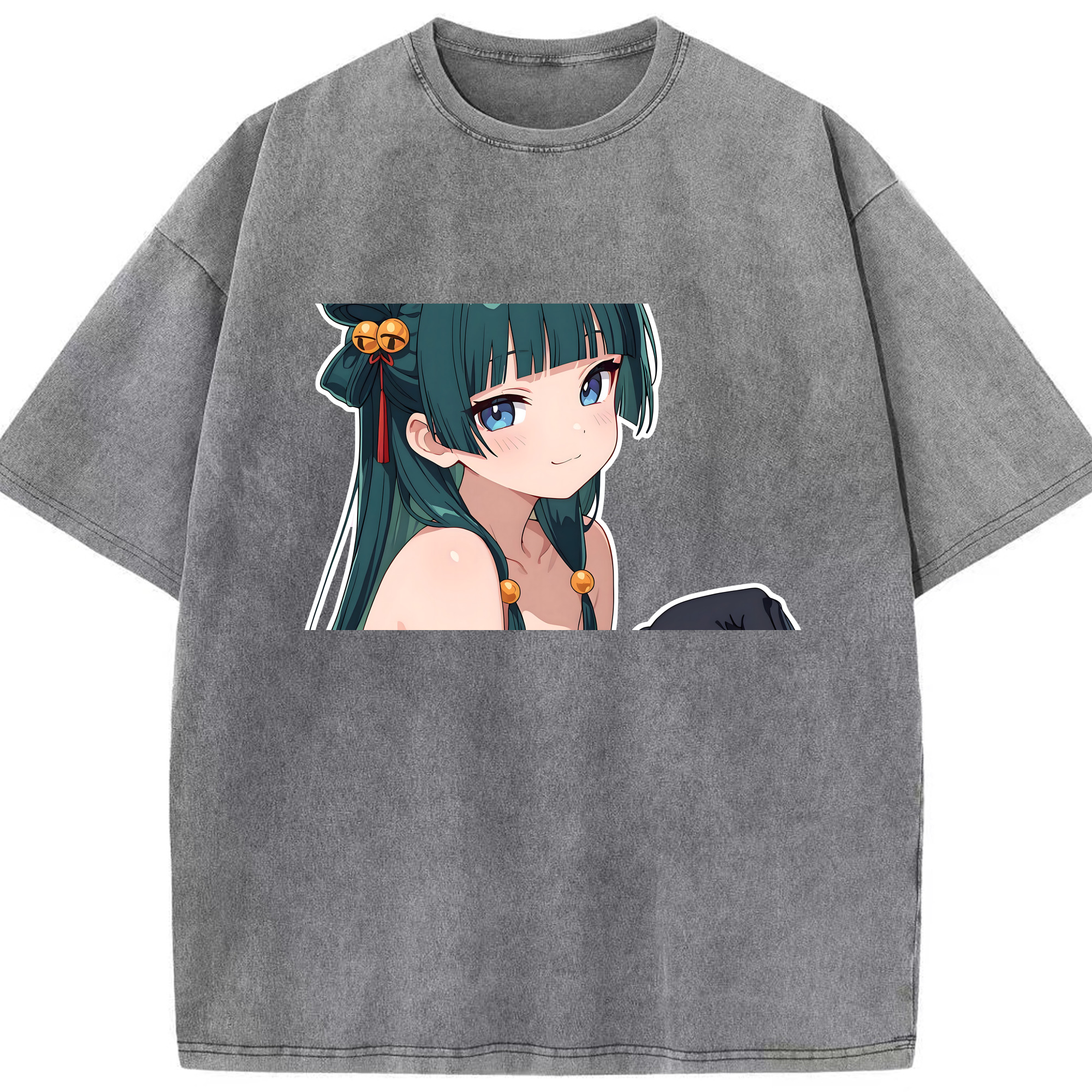（画像用） 薬屋のひとりごと The Apothecary Diaries 綿100% ヴィンテージ風 半袖Tシャツ（フロントプリント）