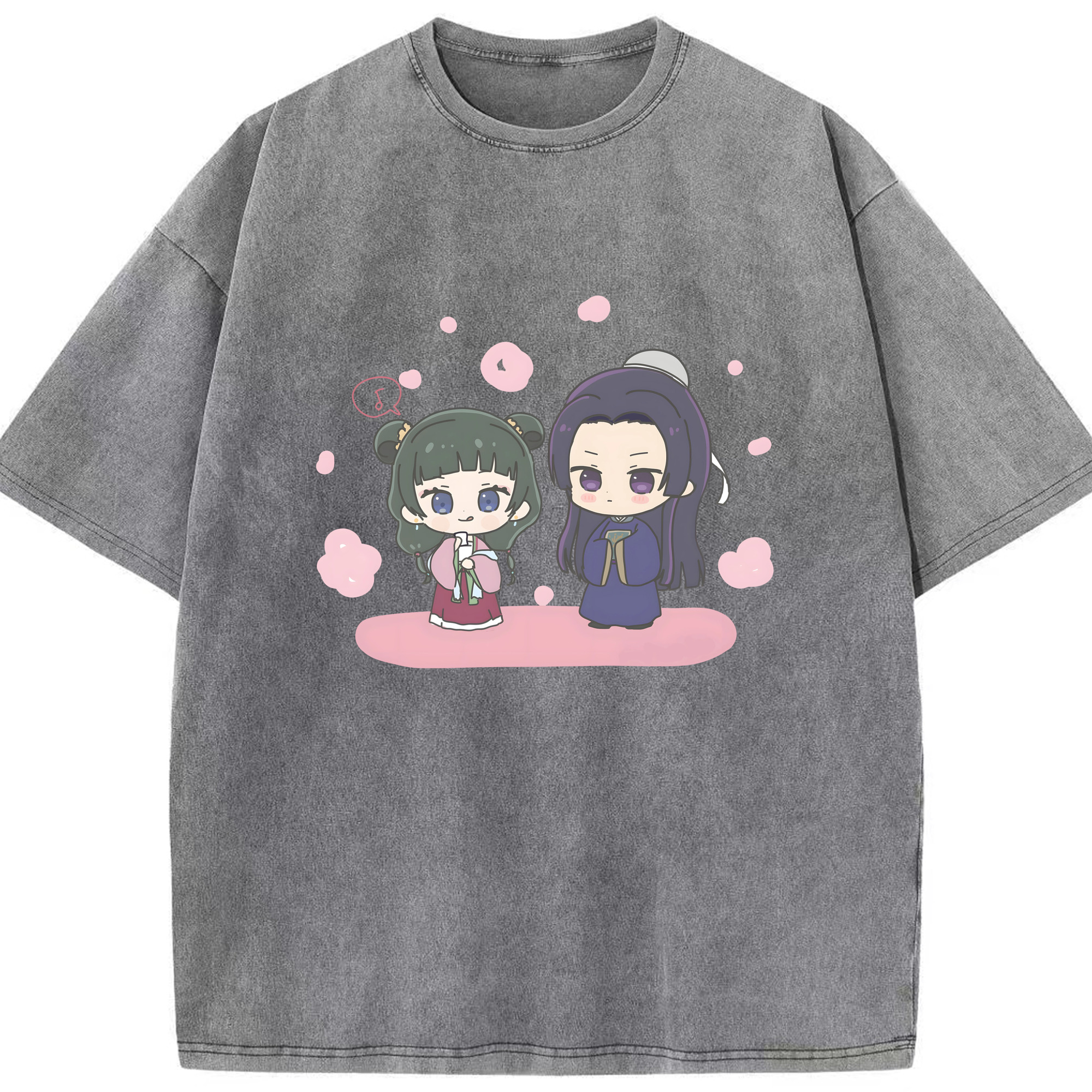 （画像用） 薬屋のひとりごと The Apothecary Diaries 綿100% ヴィンテージ風 半袖Tシャツ（フロントプリント）
