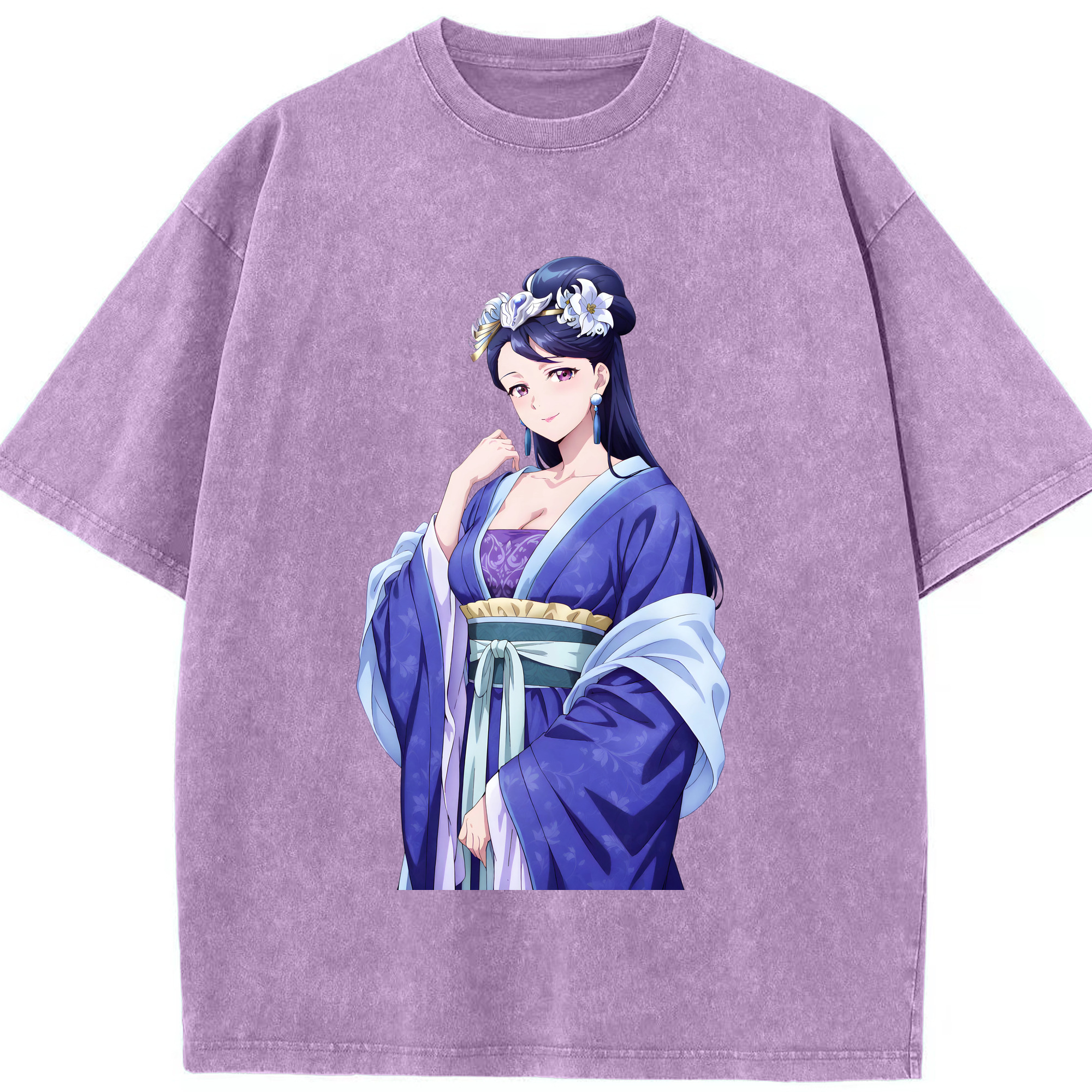 （画像用） 薬屋のひとりごと The Apothecary Diaries 綿100% ヴィンテージ風 半袖Tシャツ（フロントプリント）