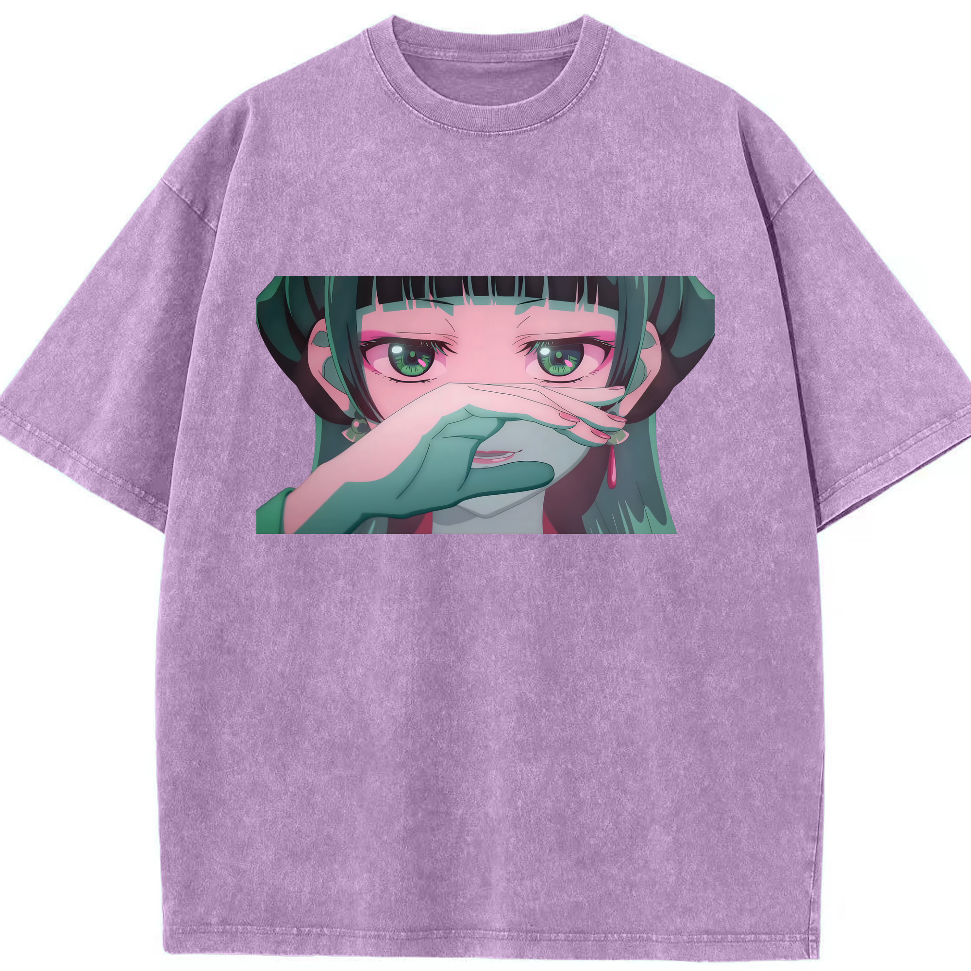 （画像用） 薬屋のひとりごと The Apothecary Diaries 綿100% ヴィンテージ風 半袖Tシャツ（フロントプリント）