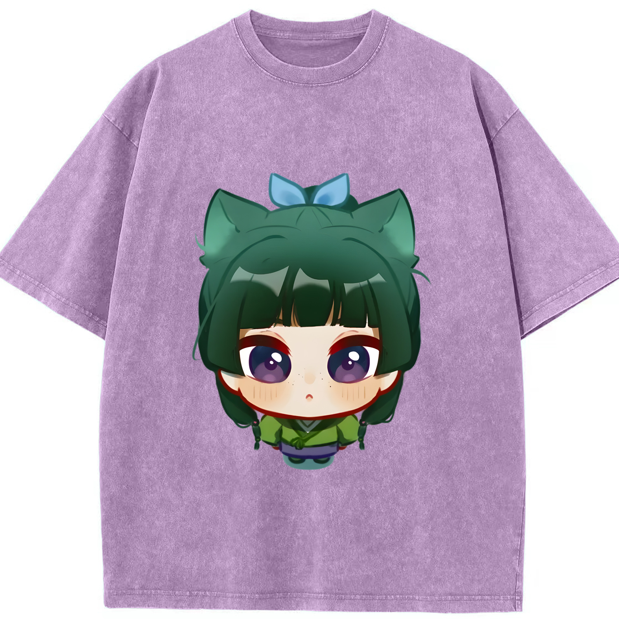 （画像用） 薬屋のひとりごと The Apothecary Diaries 綿100% ヴィンテージ風 半袖Tシャツ（フロントプリント）