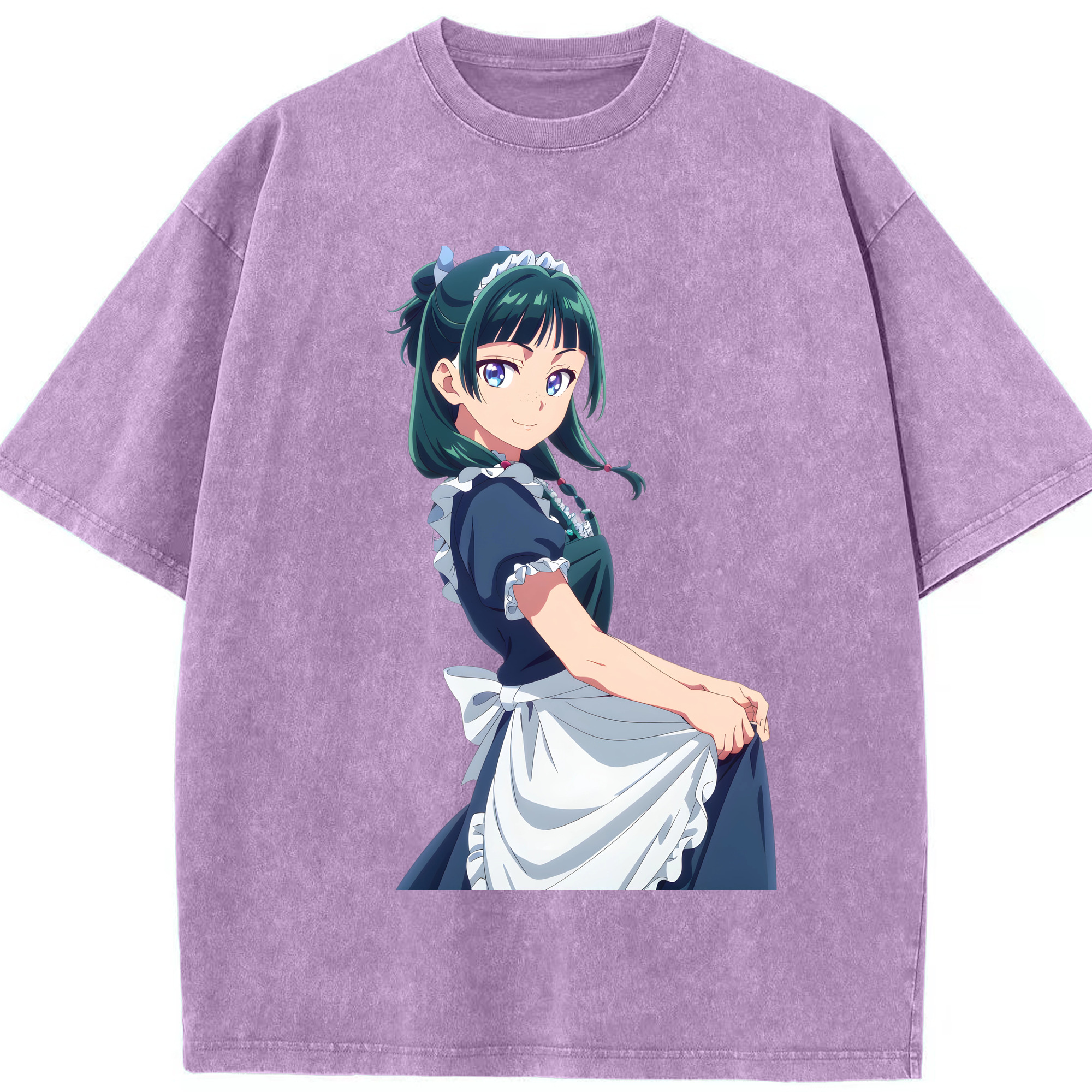 （画像用） 薬屋のひとりごと The Apothecary Diaries 綿100% ヴィンテージ風 半袖Tシャツ（フロントプリント）
