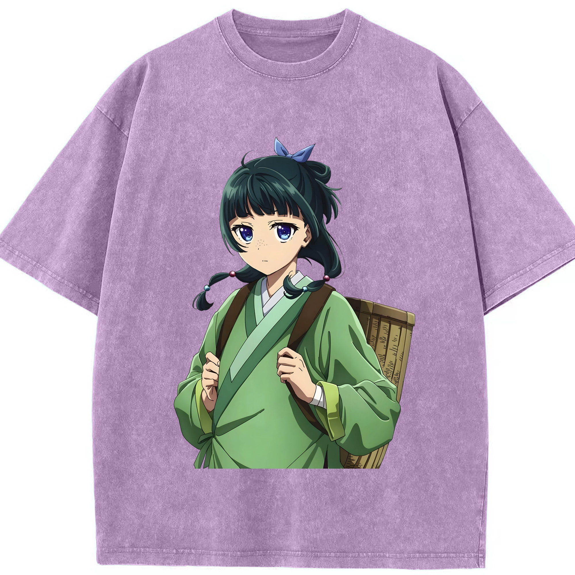 （画像用） 薬屋のひとりごと The Apothecary Diaries 綿100% ヴィンテージ風 半袖Tシャツ（フロントプリント）