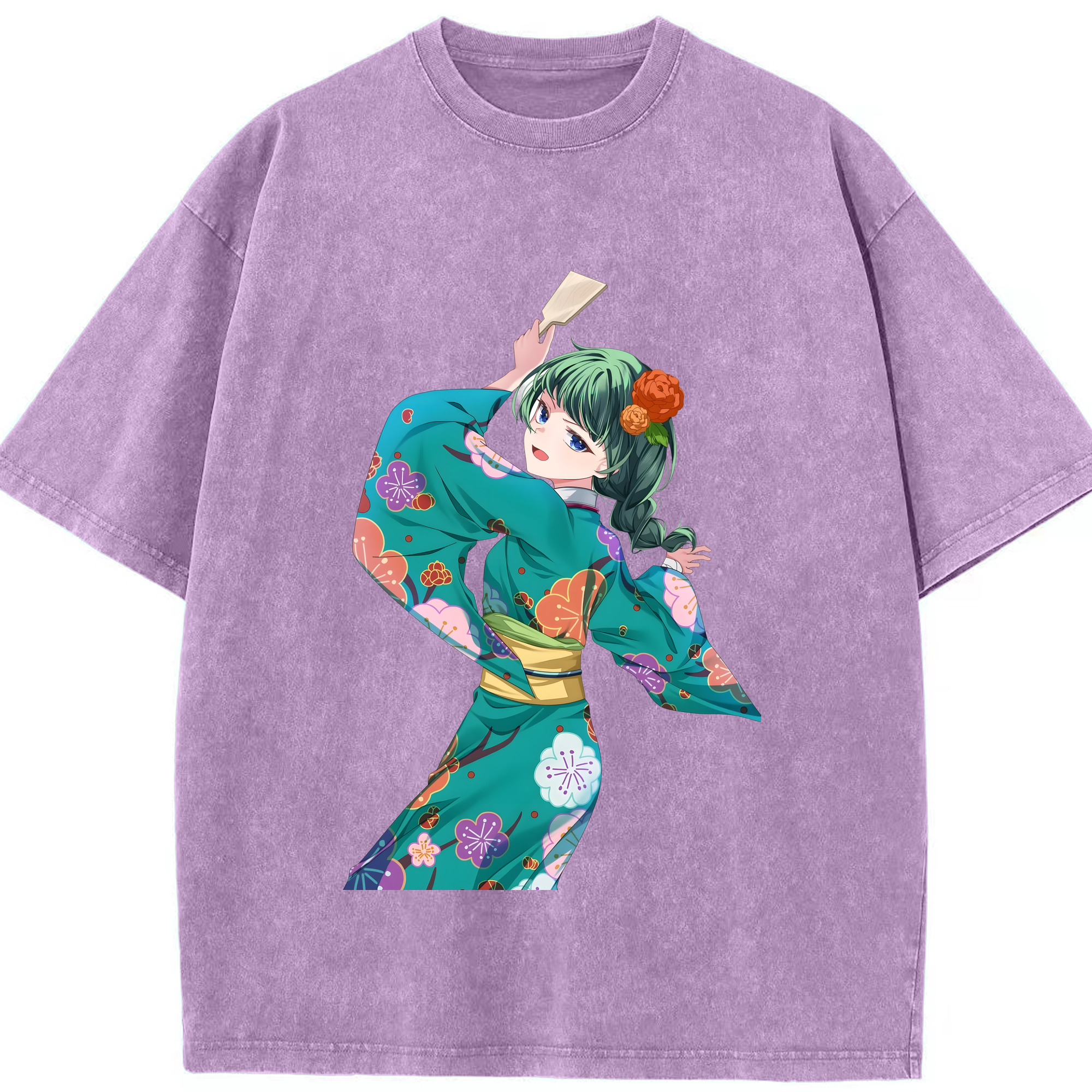 （画像用） 薬屋のひとりごと The Apothecary Diaries 綿100% ヴィンテージ風 半袖Tシャツ（フロントプリント）
