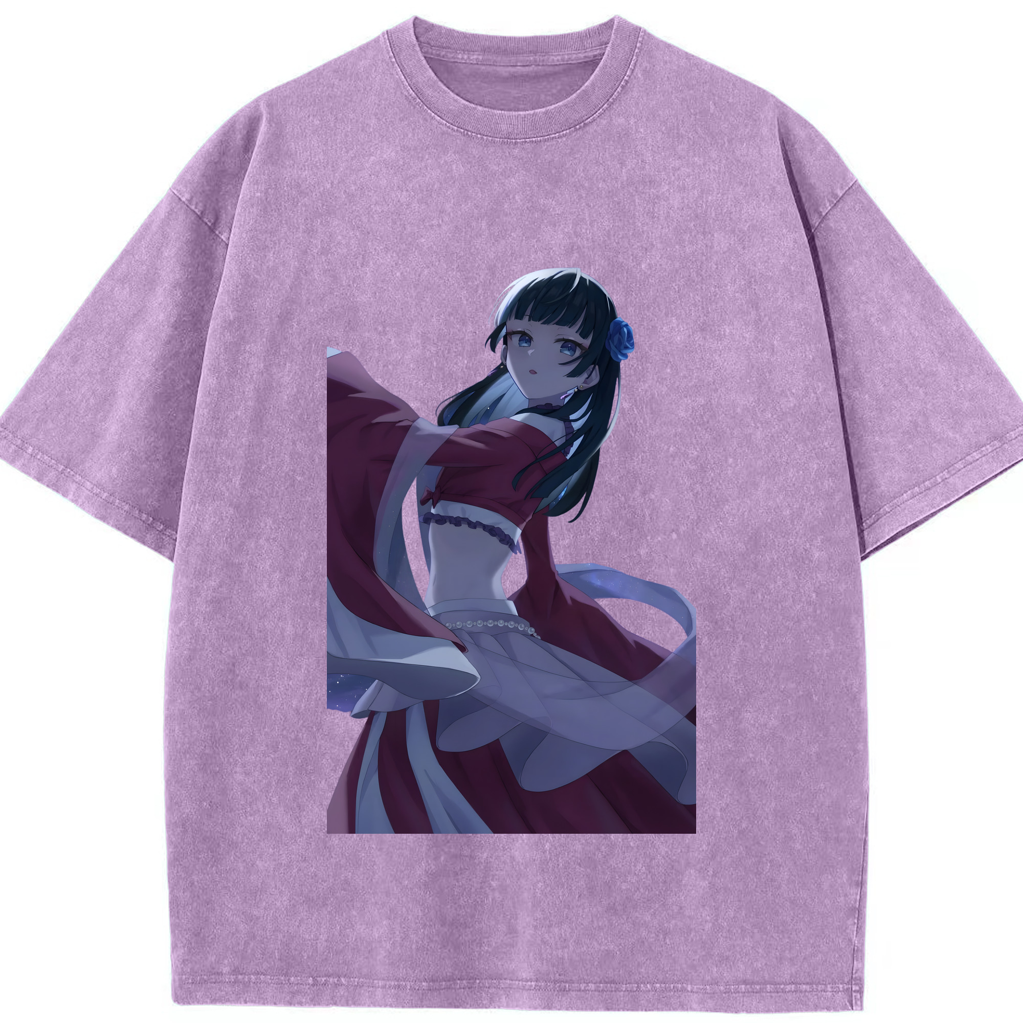 （画像用） 薬屋のひとりごと The Apothecary Diaries 綿100% ヴィンテージ風 半袖Tシャツ（フロントプリント）
