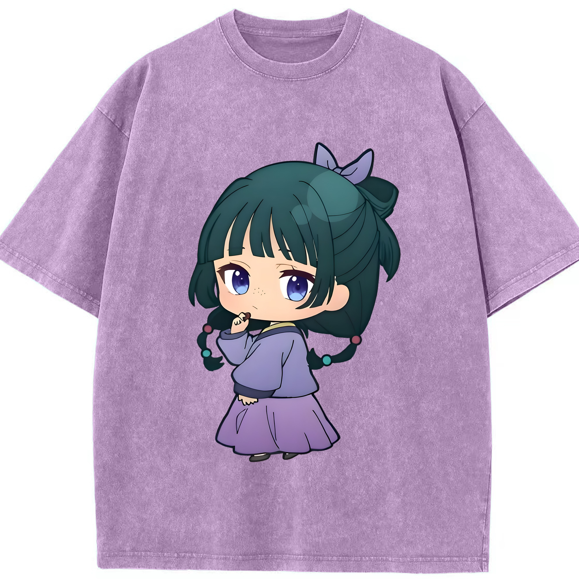 （画像用） 薬屋のひとりごと The Apothecary Diaries 綿100% ヴィンテージ風 半袖Tシャツ（フロントプリント）